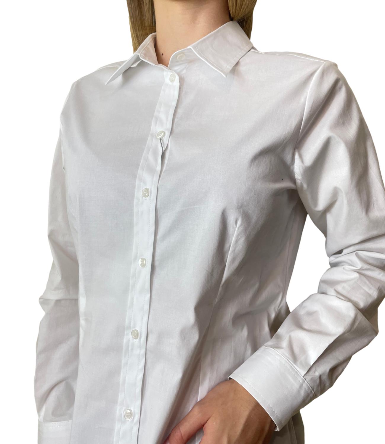 Motel Camicia Oxford Bianca Donna
