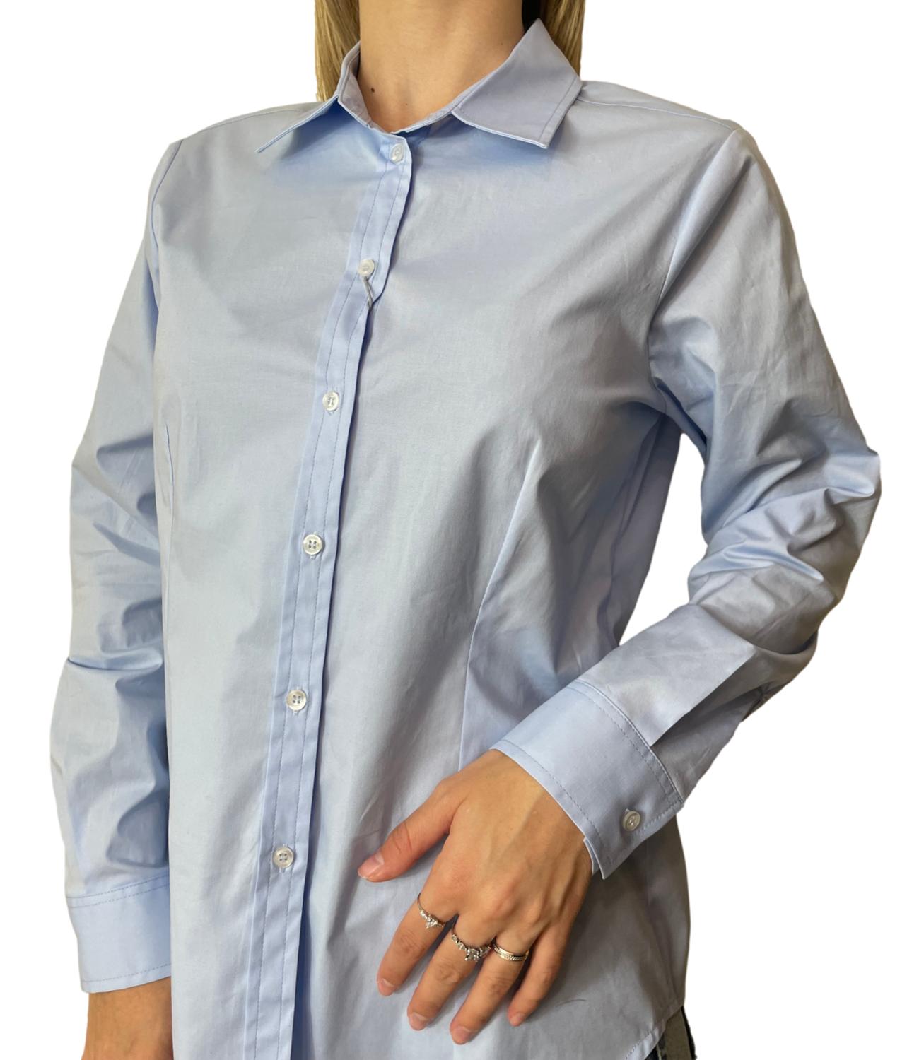 Motel Camicia Oxford Cielo Donna