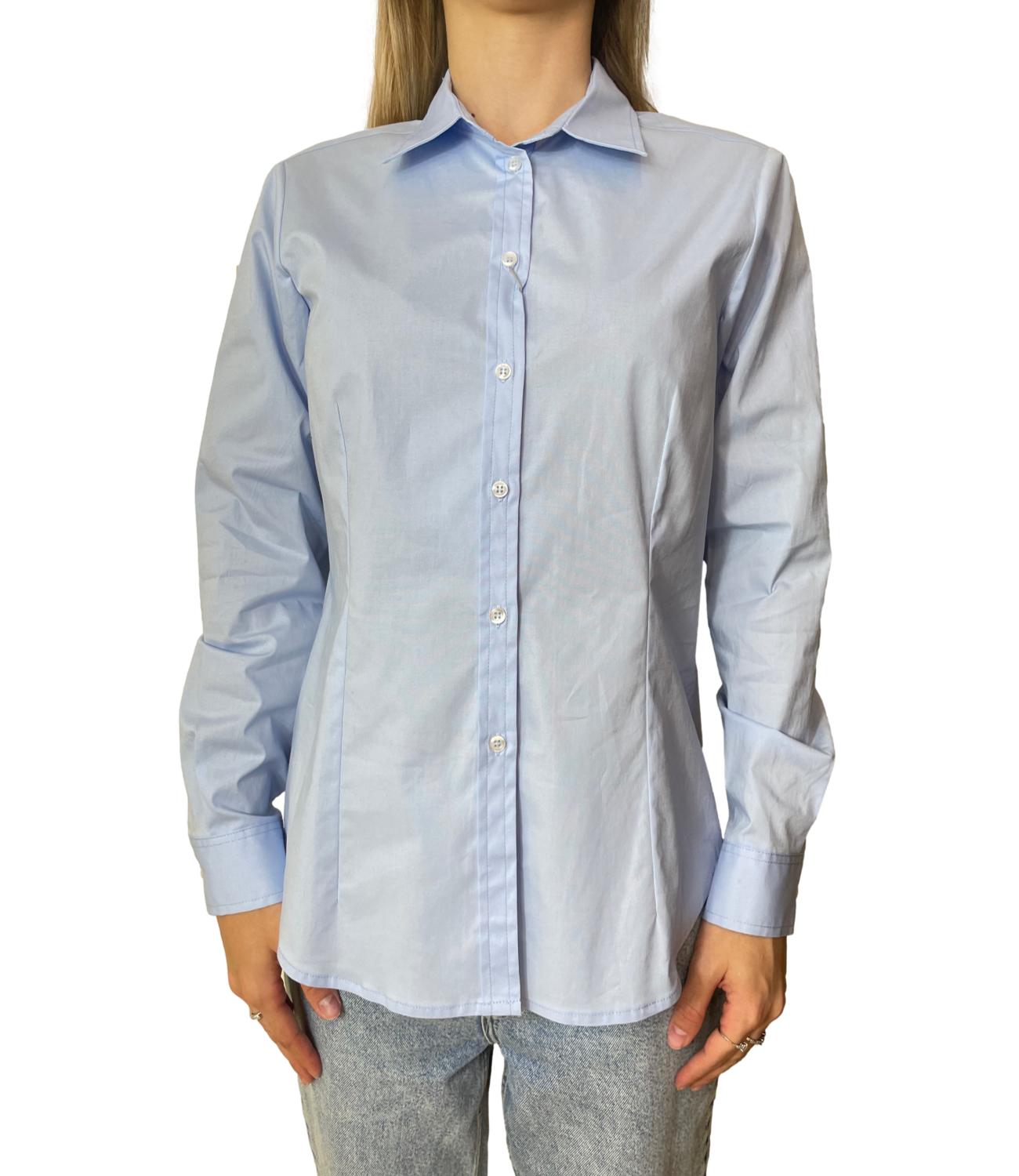 Motel Camicia Oxford Cielo Donna