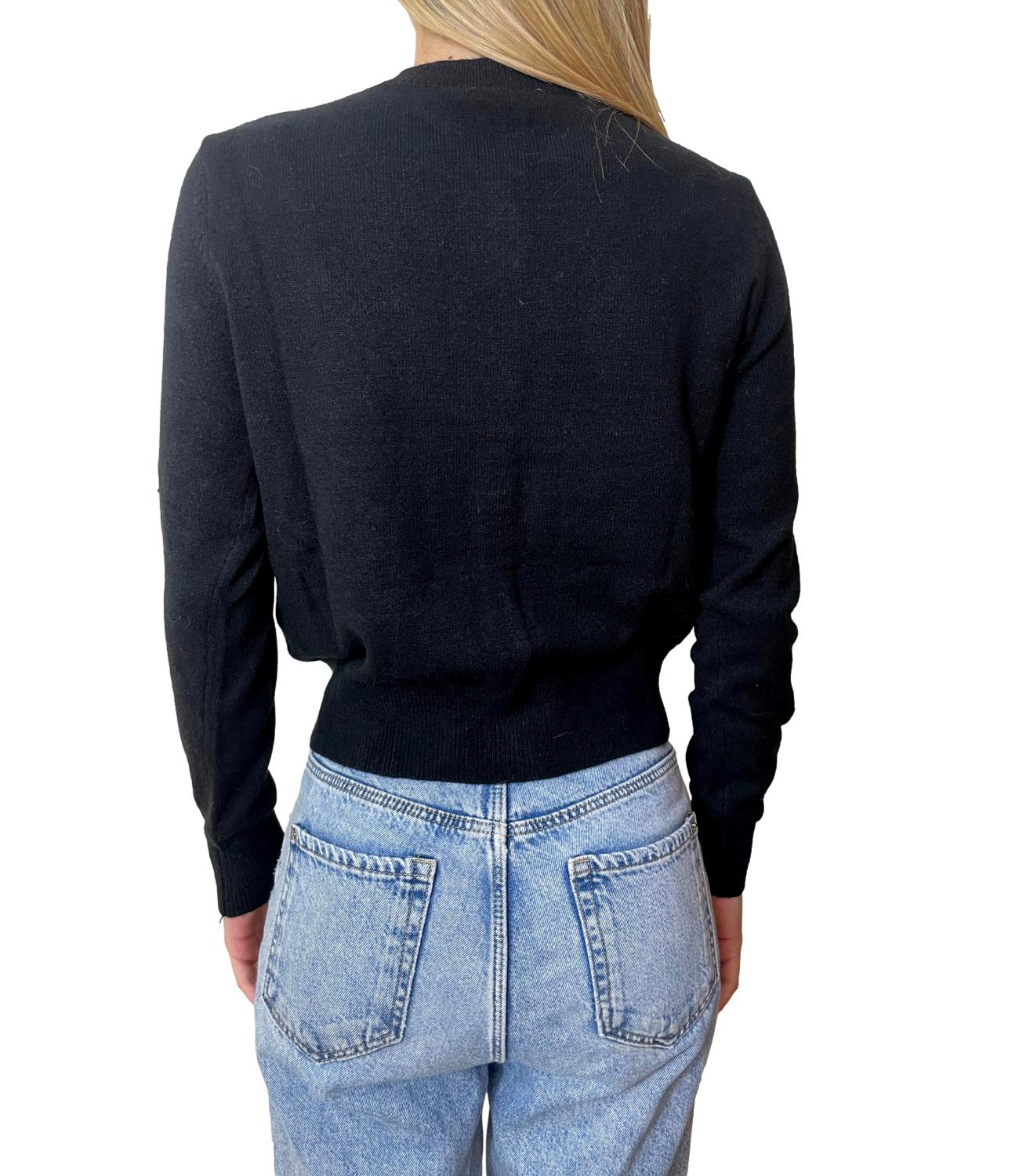 Motel Cardigan Gioiello Nero Donna