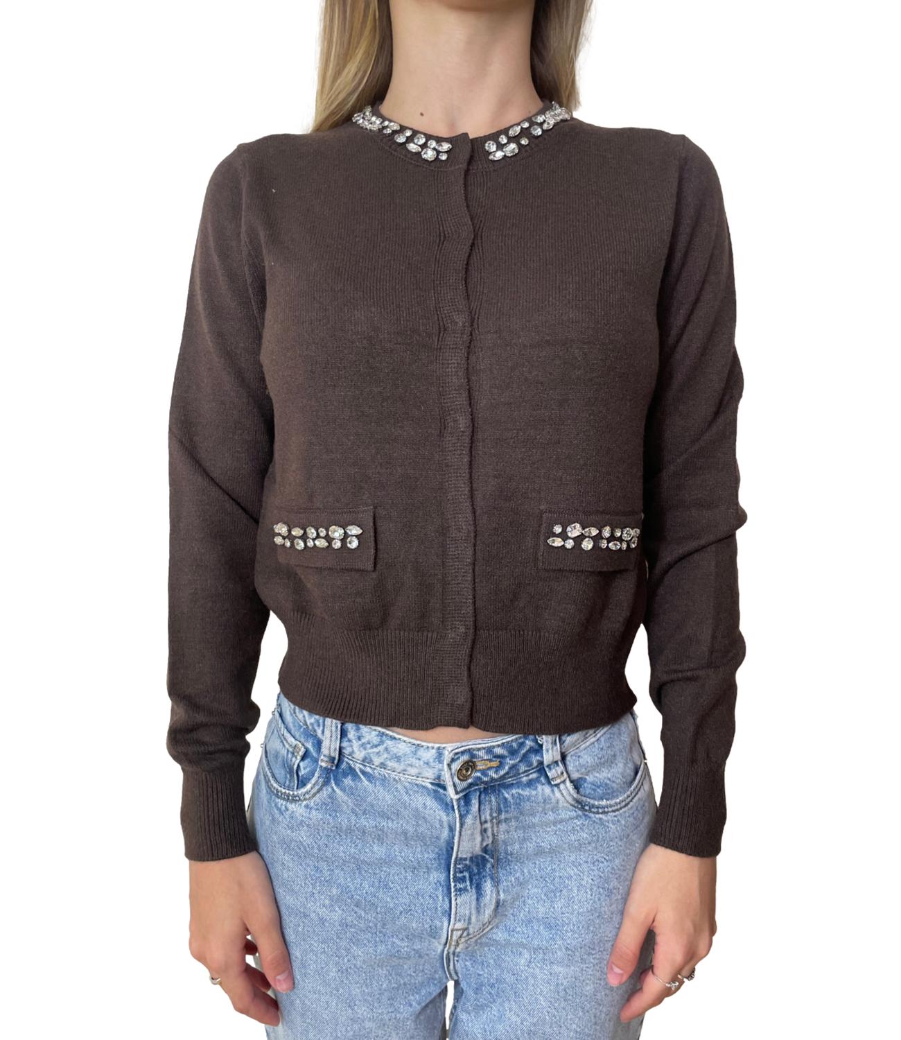 Motel Cardigan Gioiello Moro Donna
