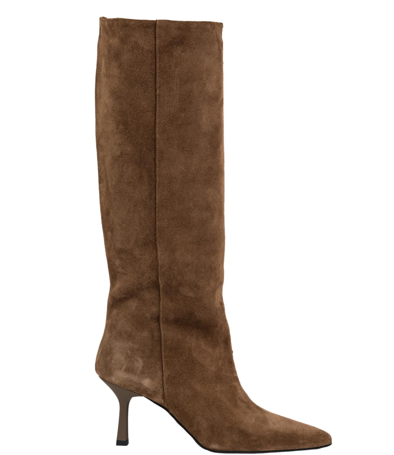 Ovyè Stivali Taupe Donna