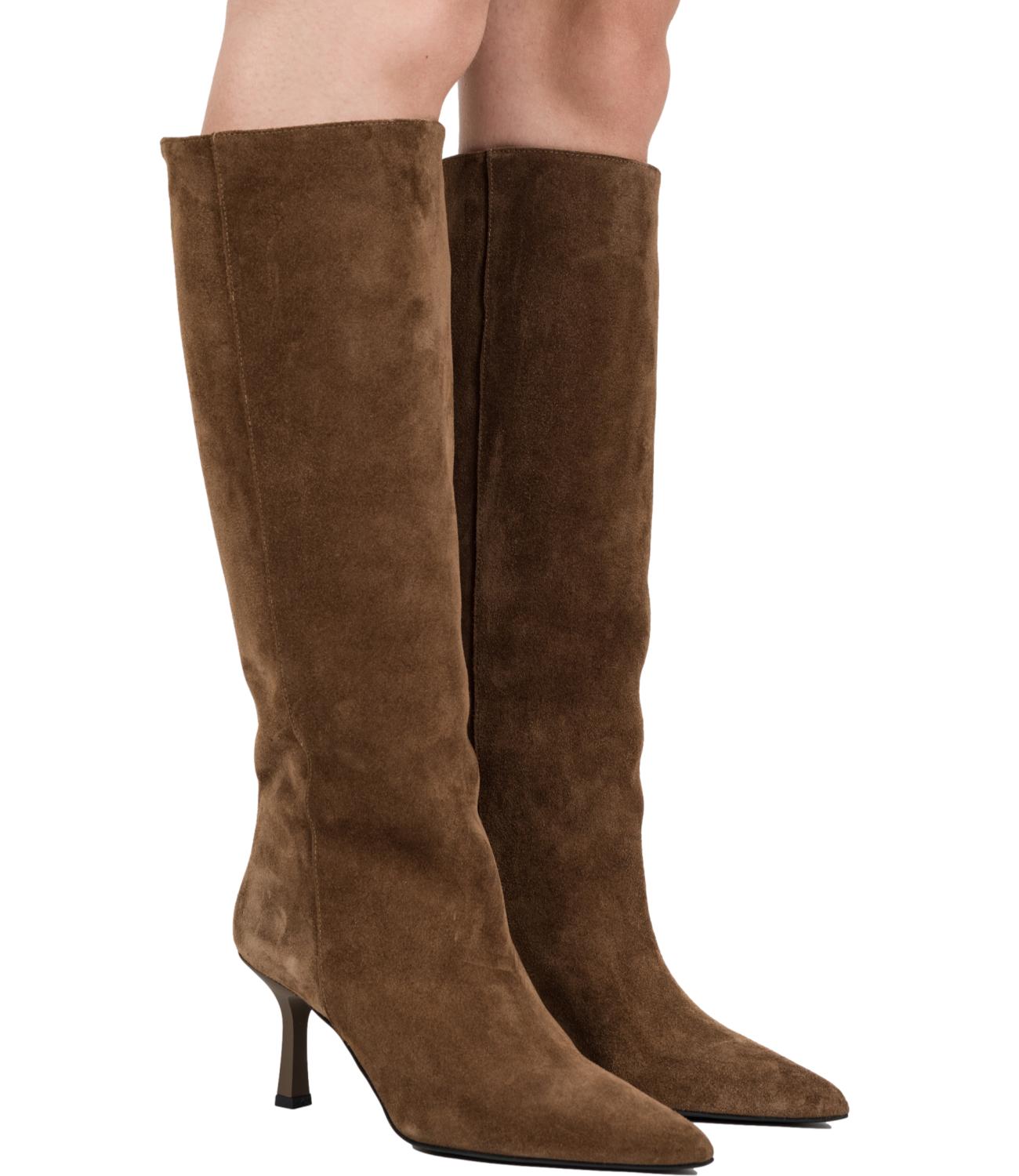 Ovyè Stivali Taupe Donna