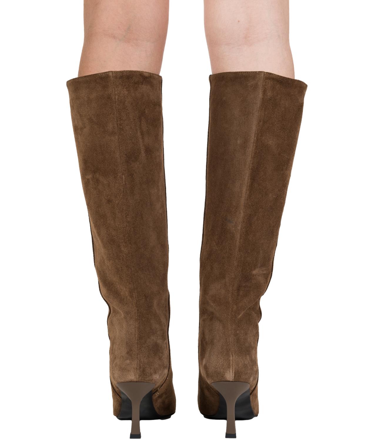 Ovyè Stivali Taupe Donna