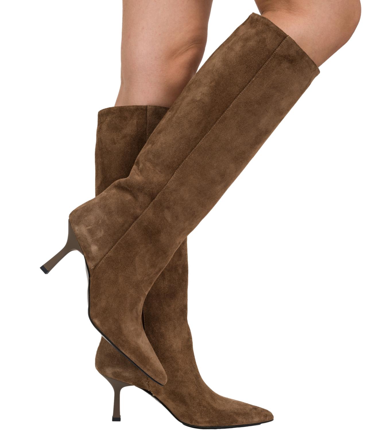 Ovyè Stivali Taupe Donna