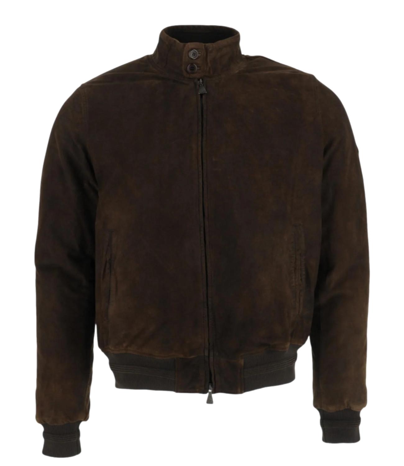 Giubbino in pelle Roy Roger's marrone