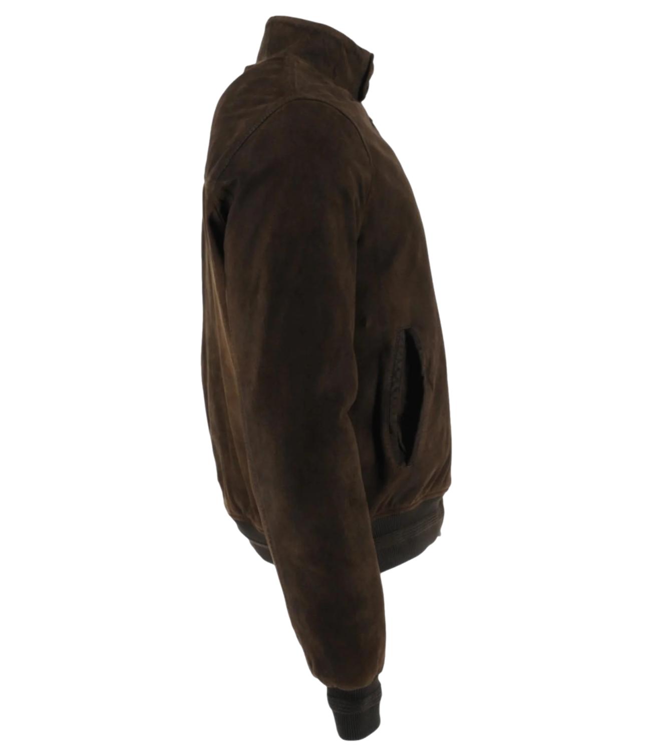 Giubbino in pelle Roy Roger's marrone