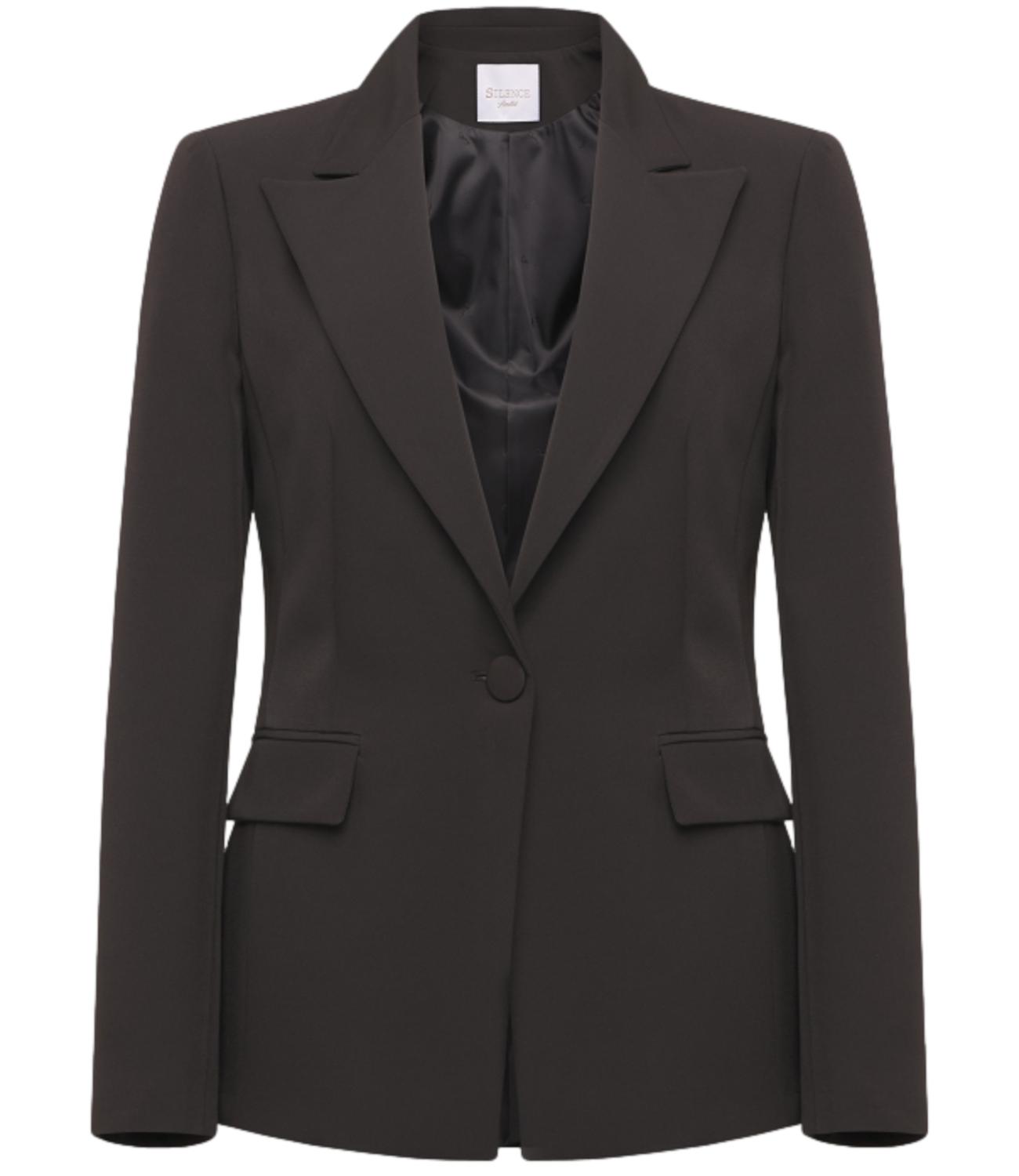 Silence Limited Mono Blazer Nero Donna