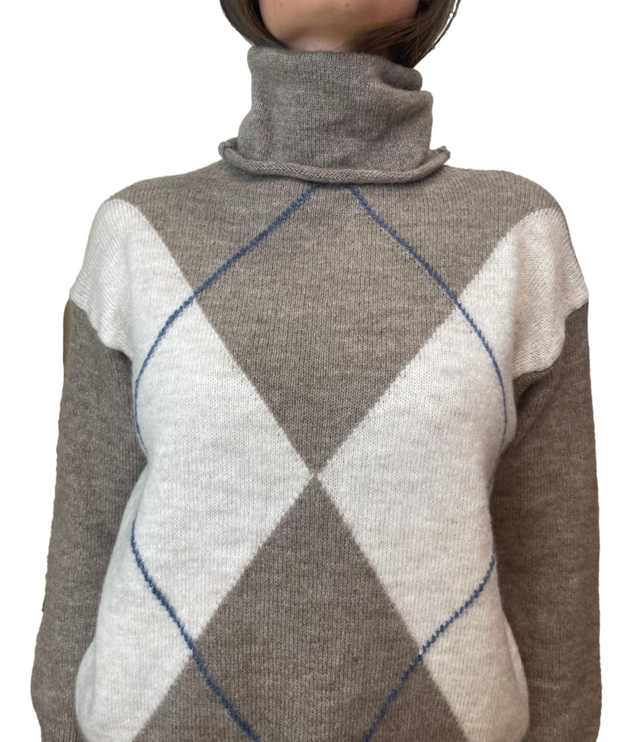 Studio It Dolcevita Rombi Tortora Donna