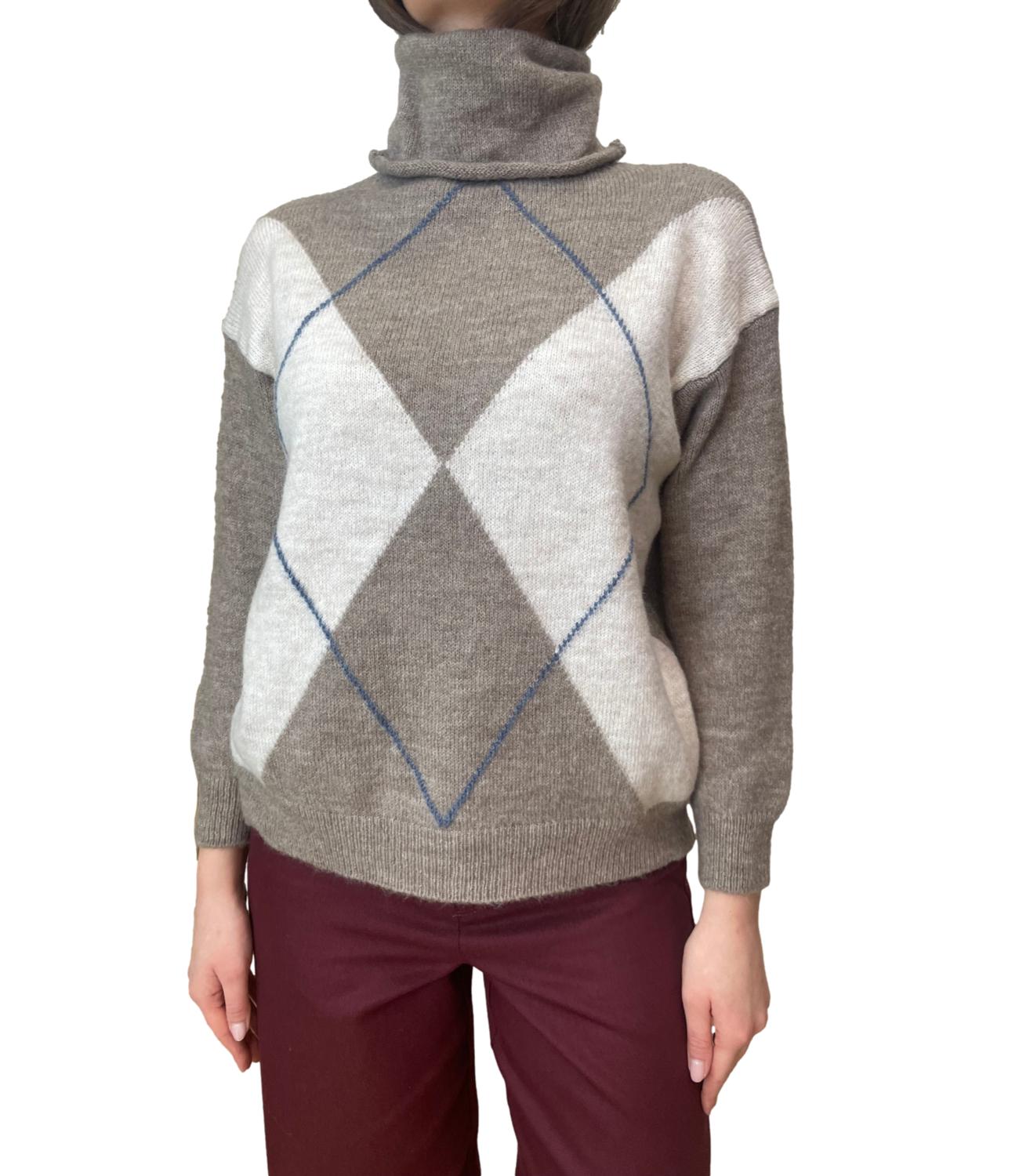 Studio It Dolcevita Rombi Tortora Donna
