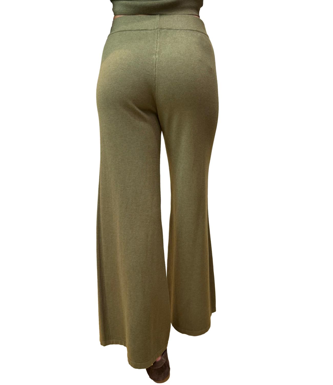 Studio It Pantalone Verde Donna
