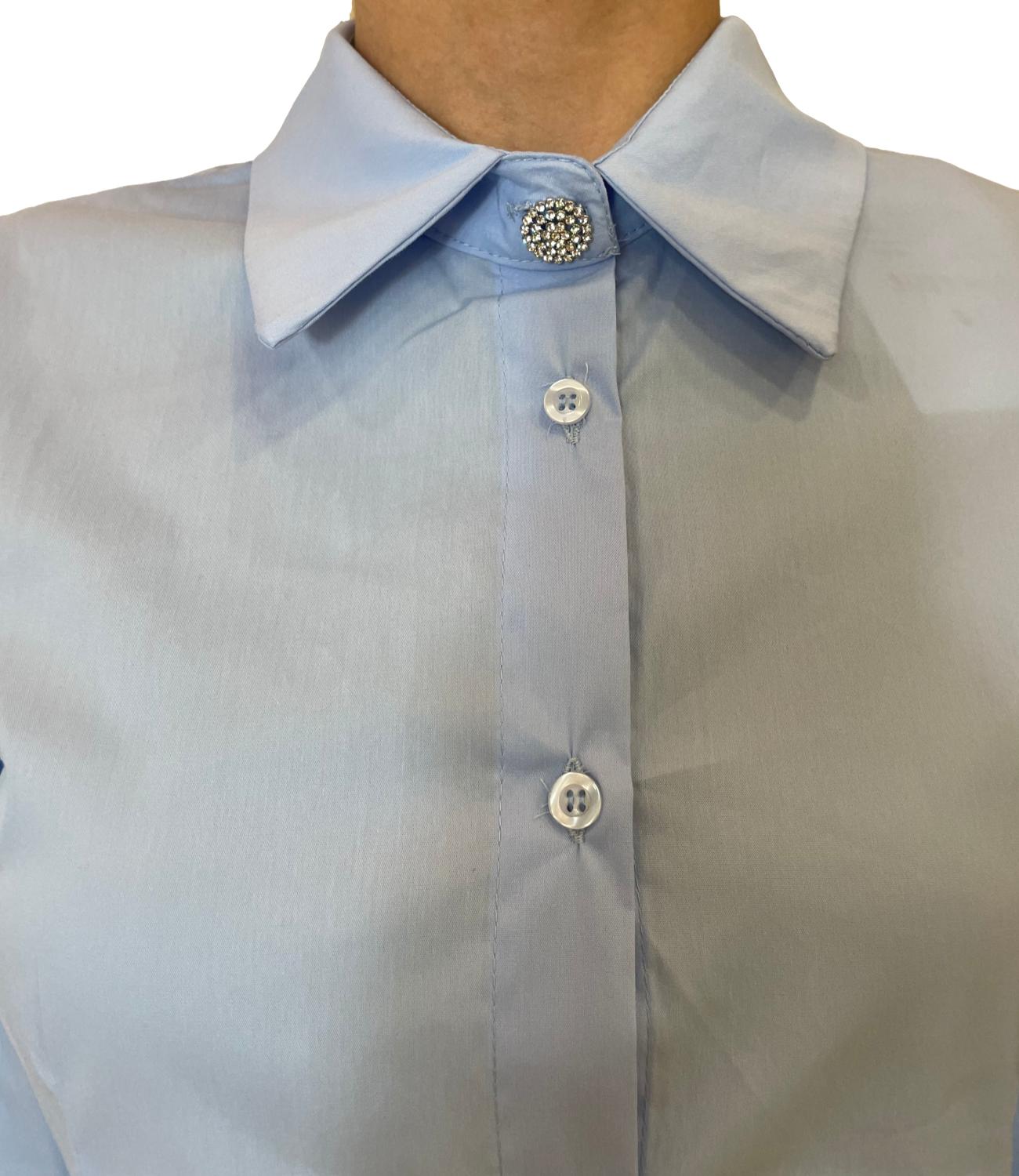 Susy Mix Camicia Celeste Donna