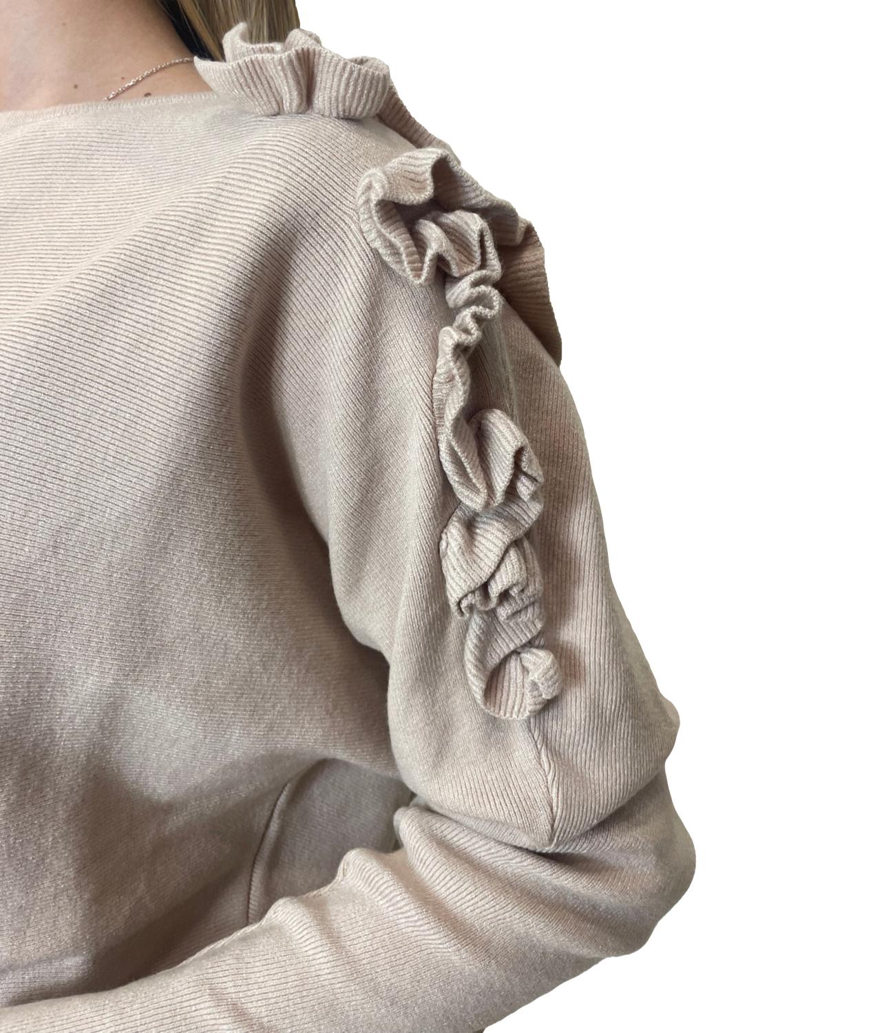 Susy Mix Maglia Beige Donna