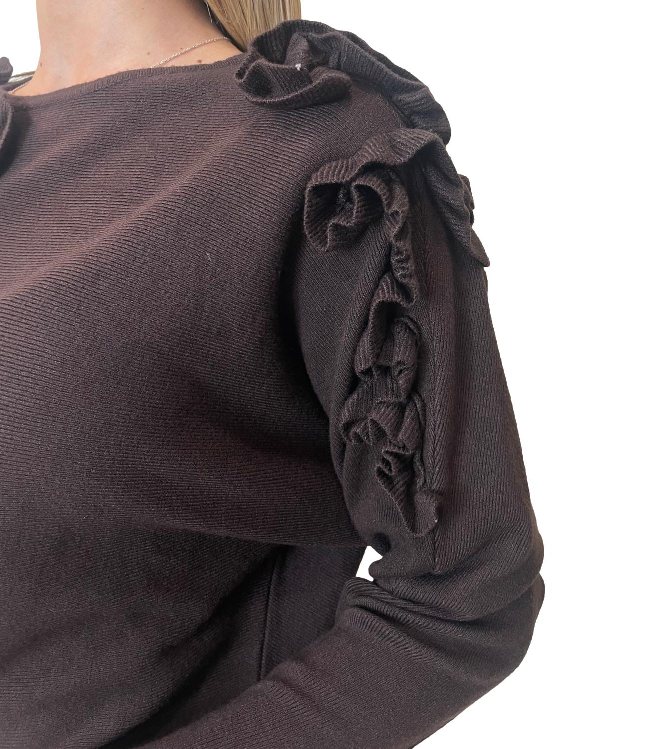 Susy Mix Maglia Caffè Donna