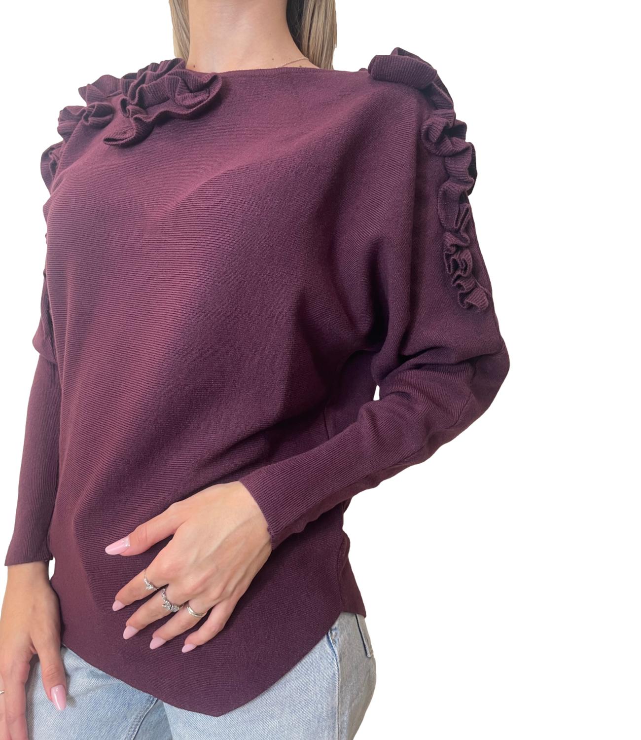Susy Mix Maglia Vino Donna