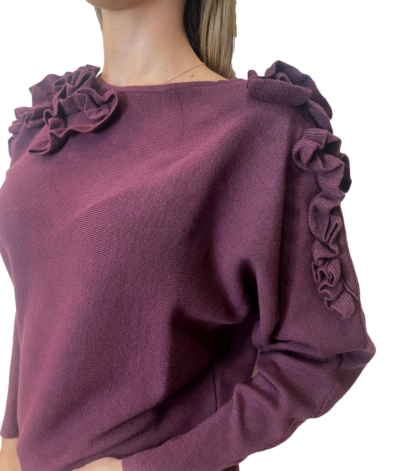 Susy Mix Maglia Vino Donna