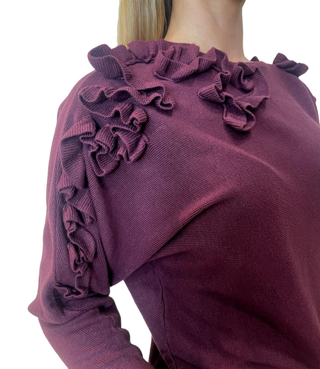 Susy Mix Maglia Vino Donna