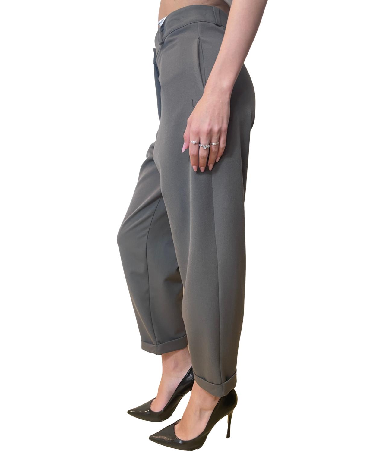 Susy Mix Pantalone Ovetto Fango Donna