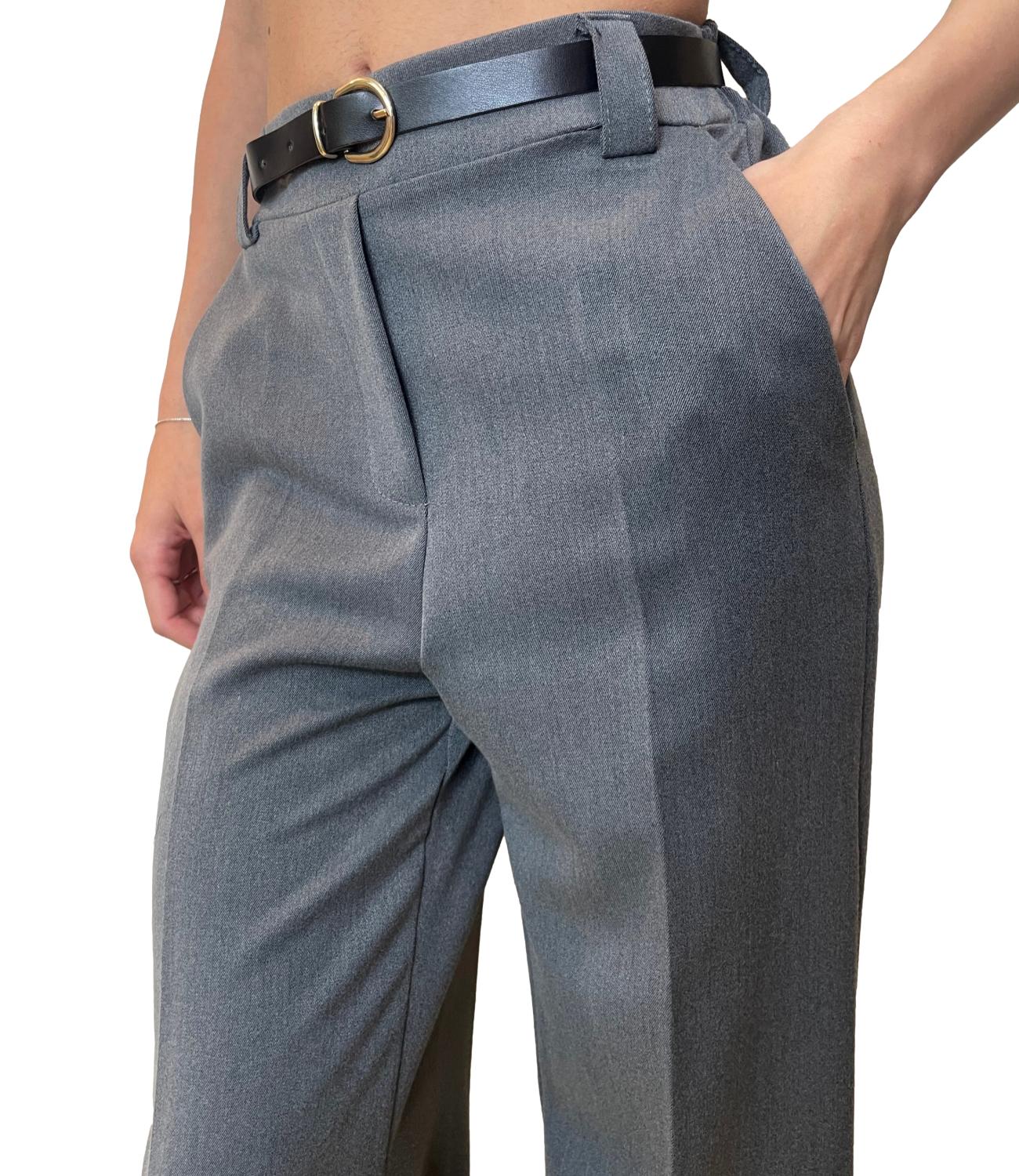 Susy Mix Pantalone C/cintura Grigio Donna