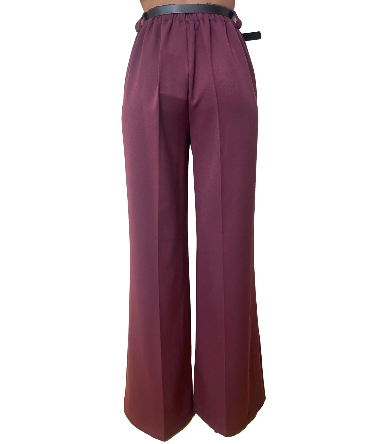 Susy Mix Pantalone C/cintura Vino Donna