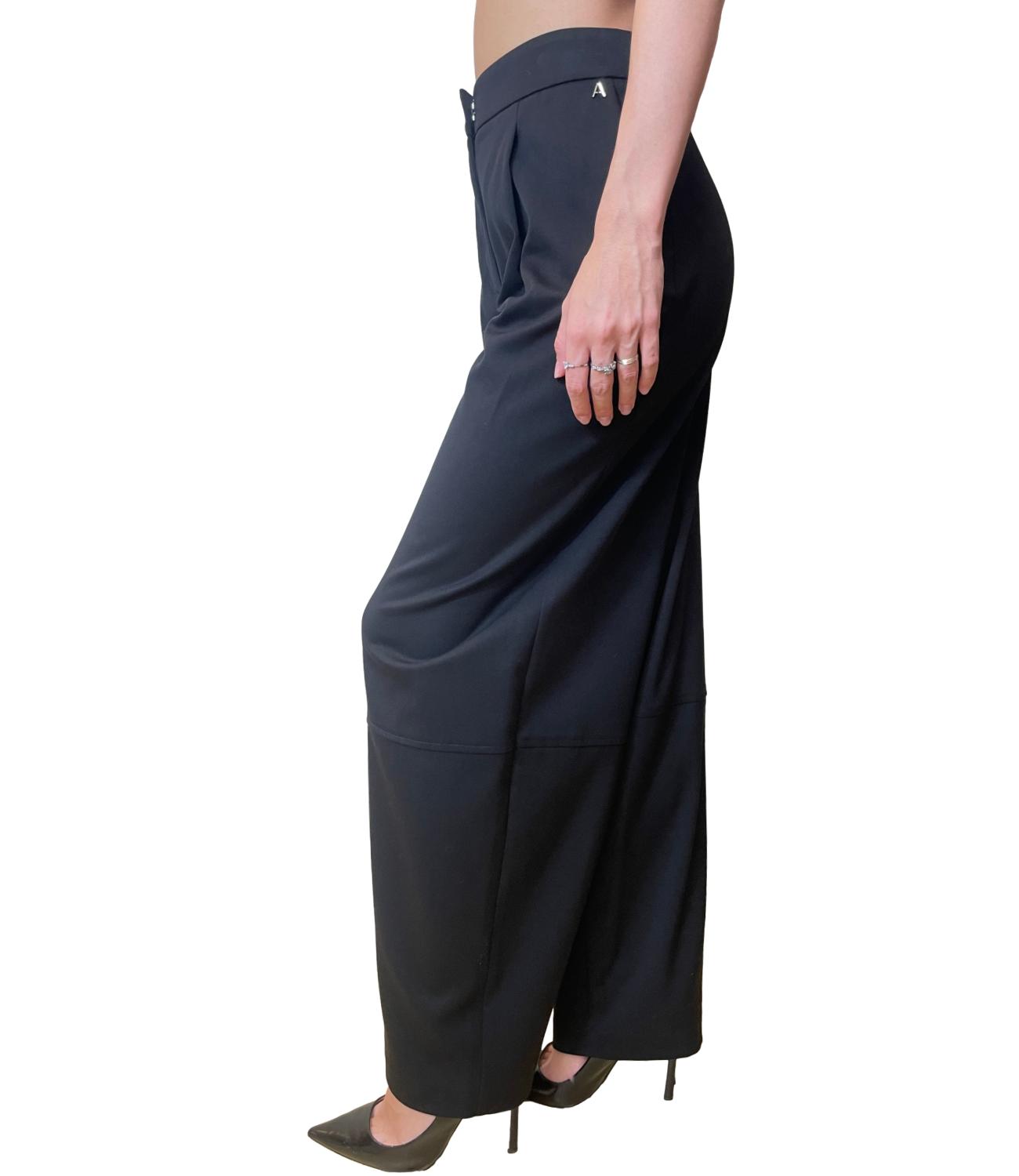 Twinset Pantalone Palazzo Nero Donna
