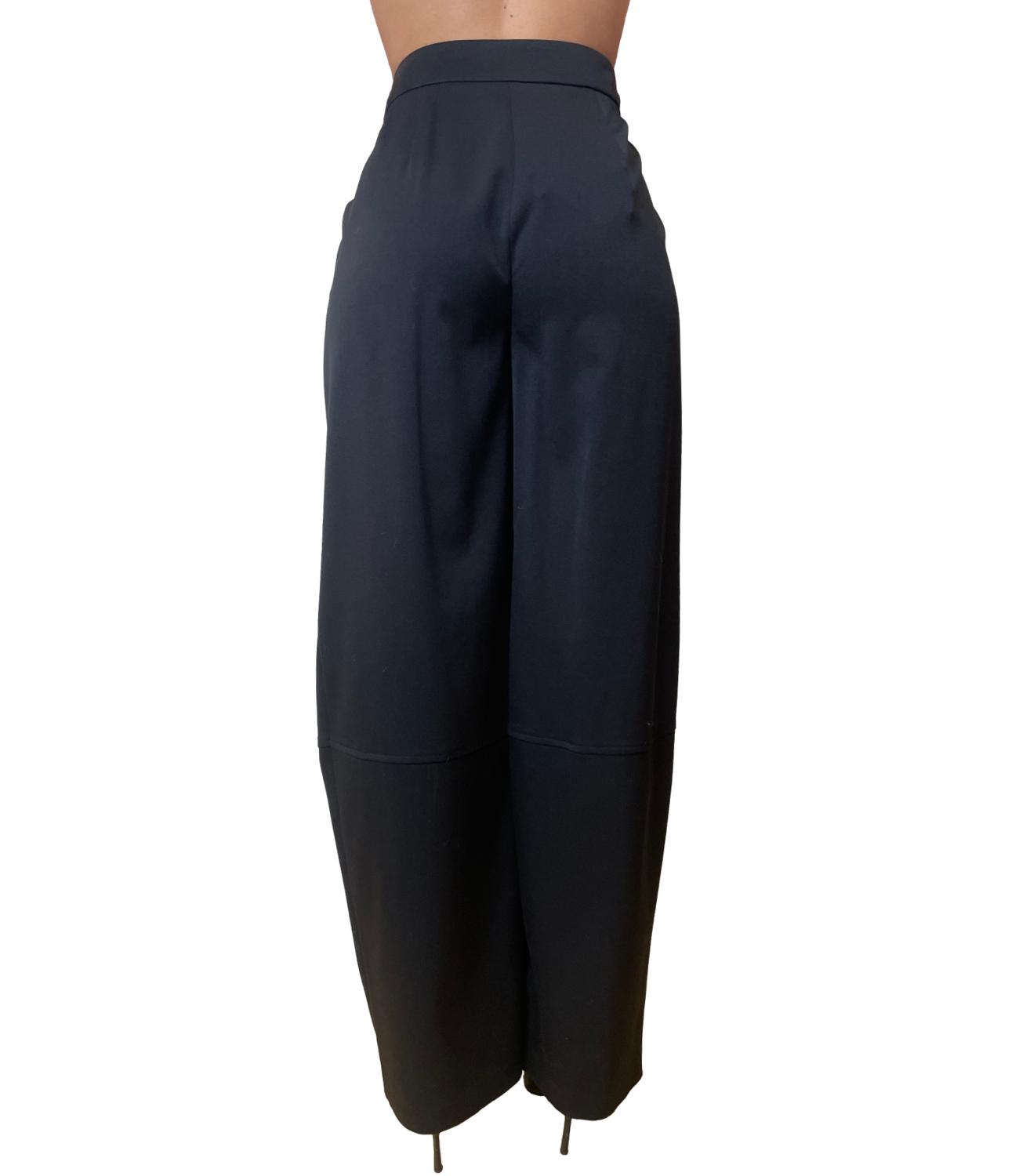 Twinset Pantalone Palazzo Nero Donna