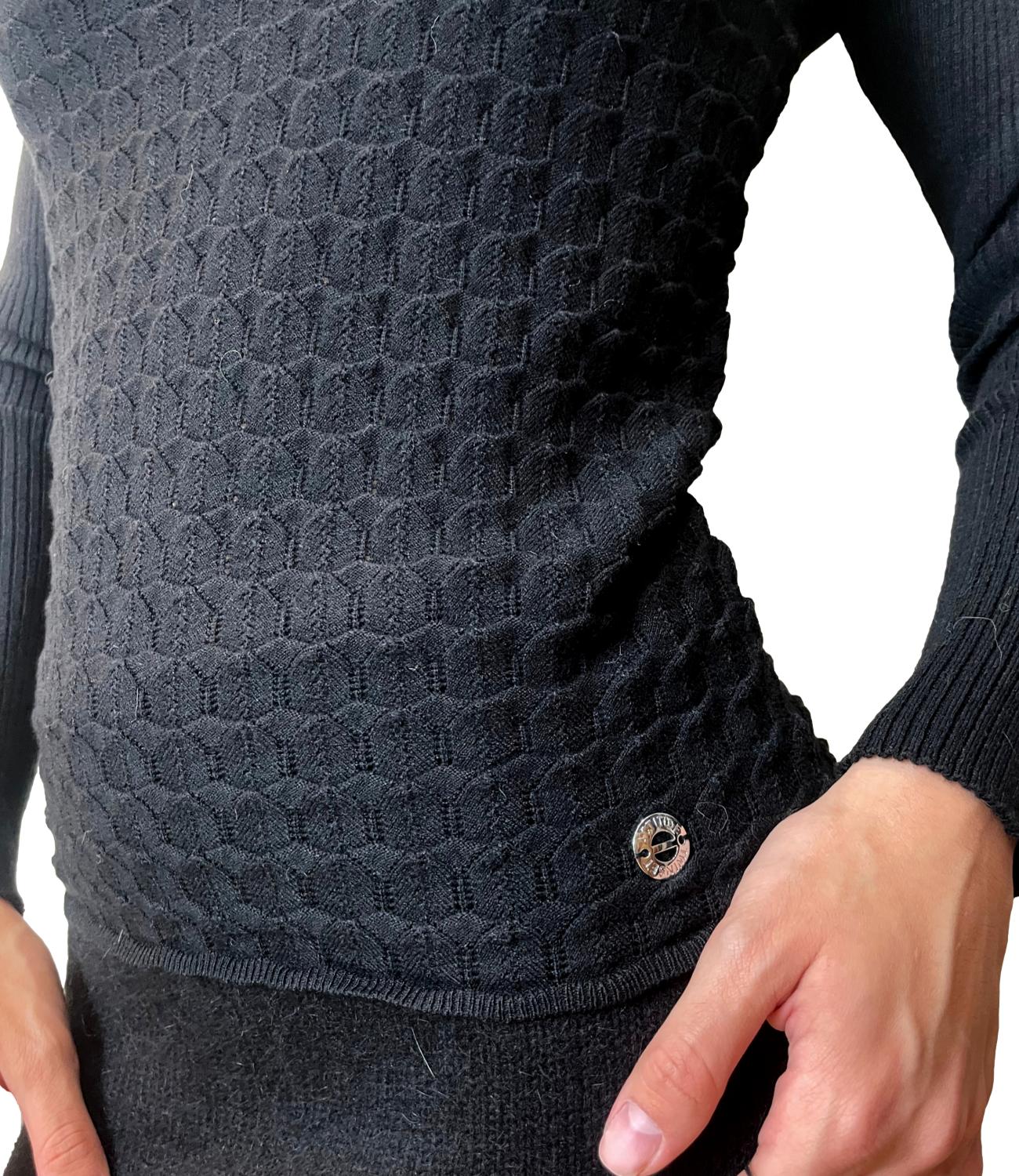 Twinset Maglia Girocollo Nero Donna