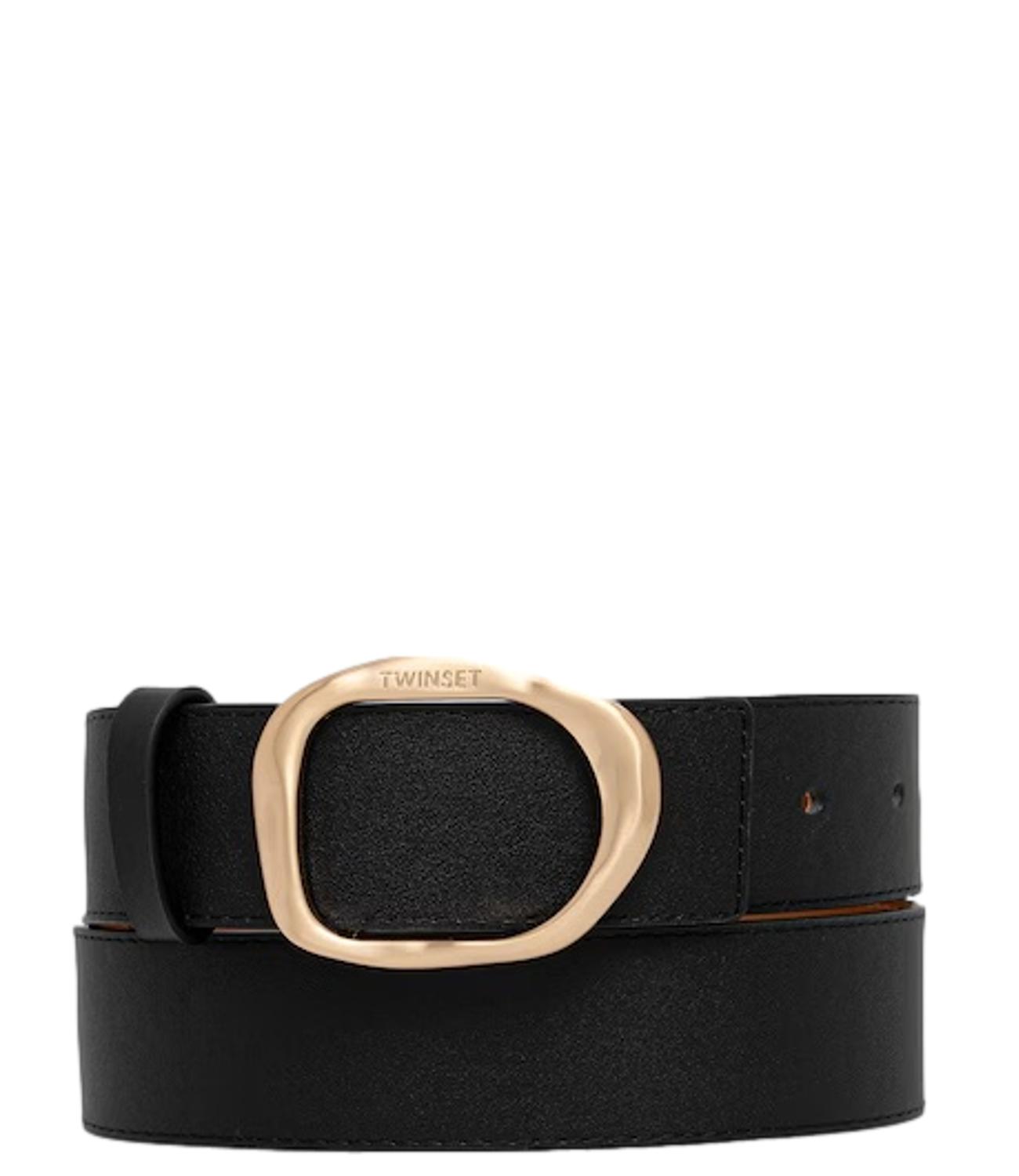 Twinset cintura reversibile nero donna