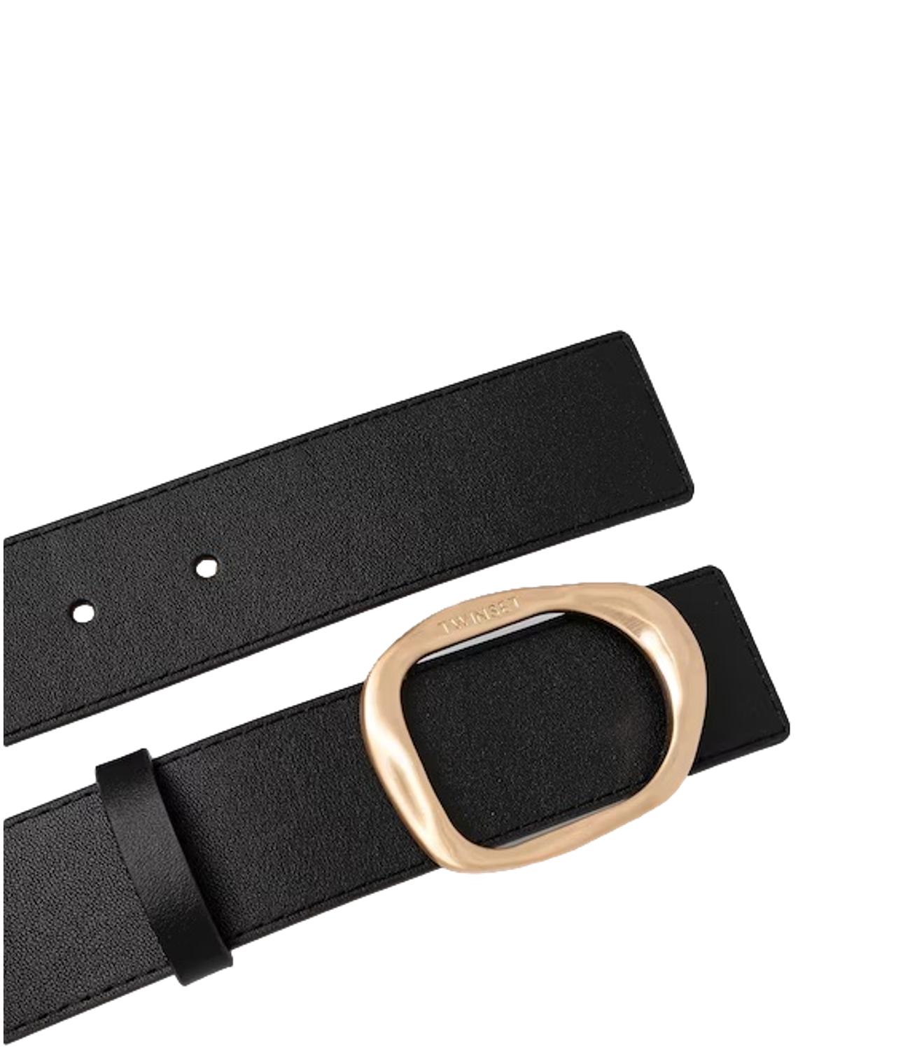 Twinset cintura reversibile nero donna