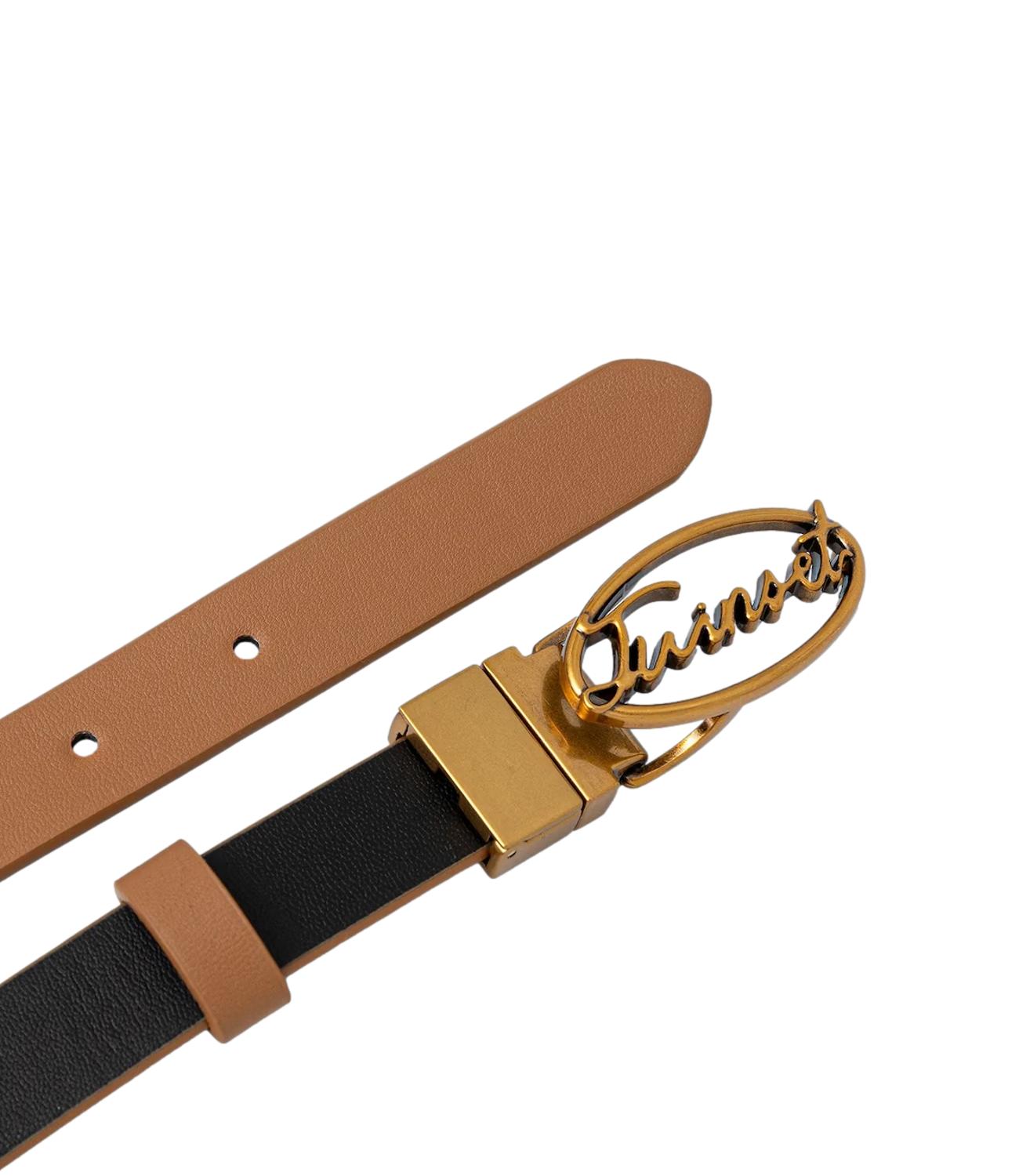 Twinset cintura reversibile vino donna