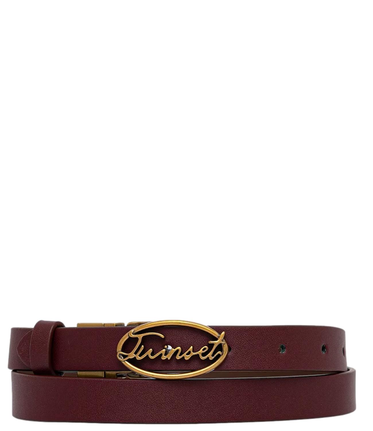 Twinset cintura reversibile vino donna