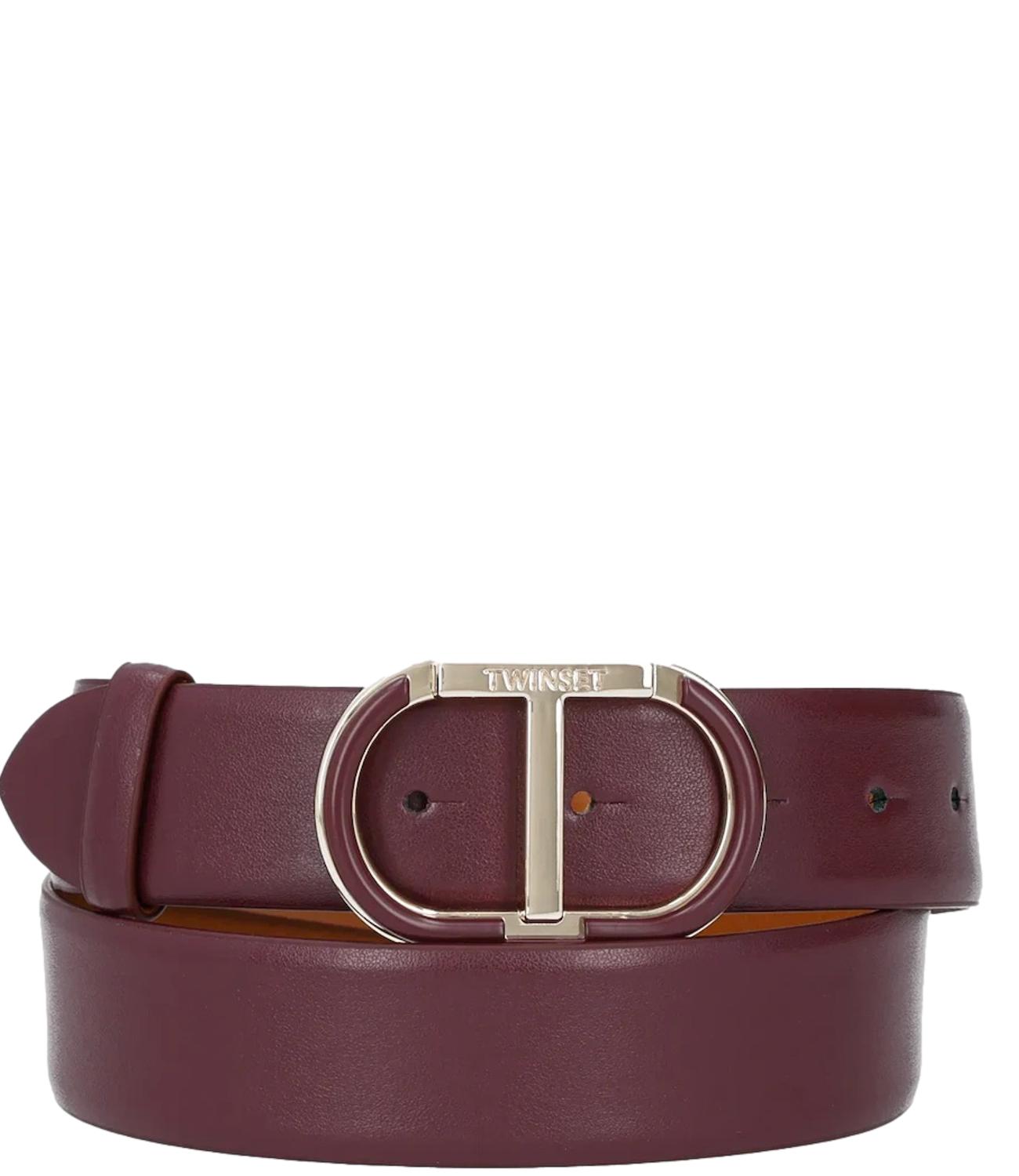Twinset cintura bordeaux donna