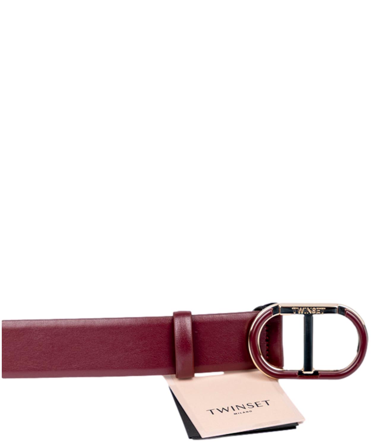 Twinset cintura bordeaux donna