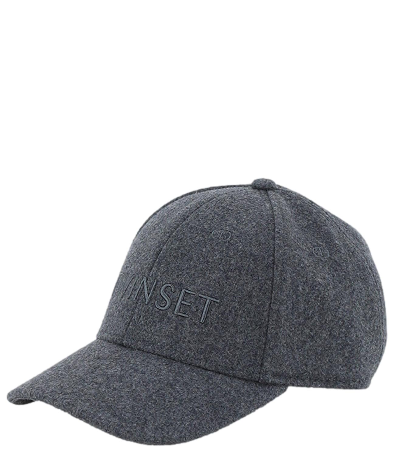 Twinset Cappello Baseball Grigio Melange Donna