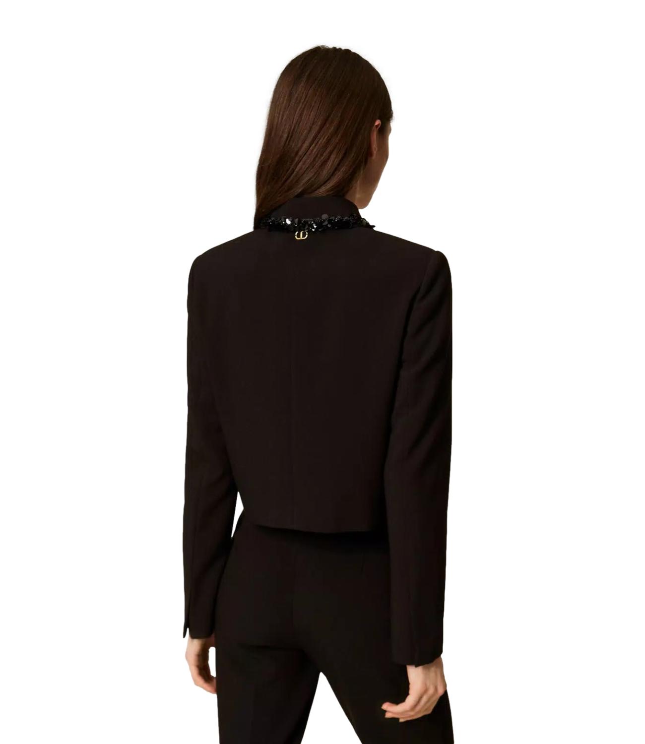 Twinset giacca nero donna