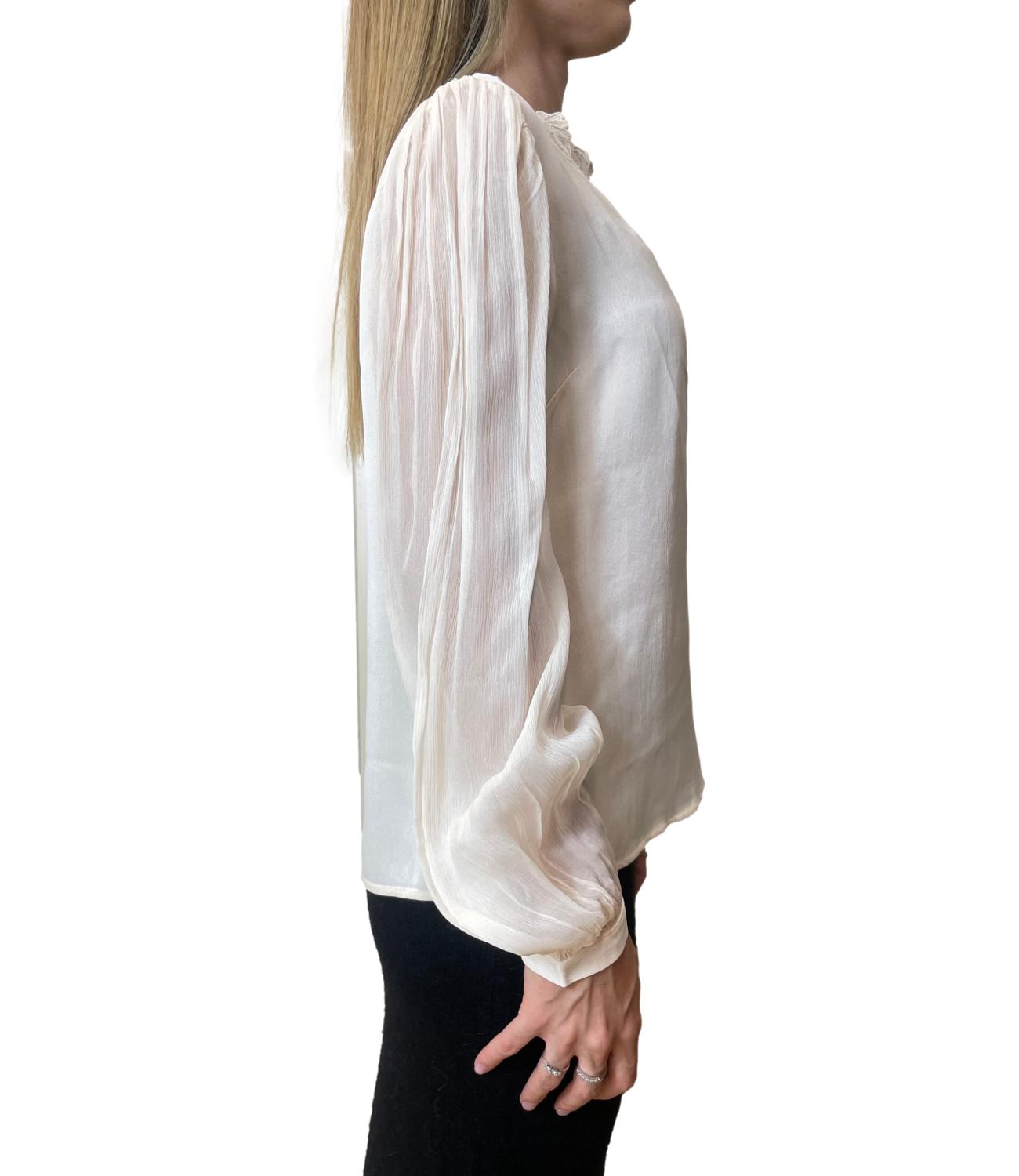 Twinset Blusa Ricamo Light Natural Donna