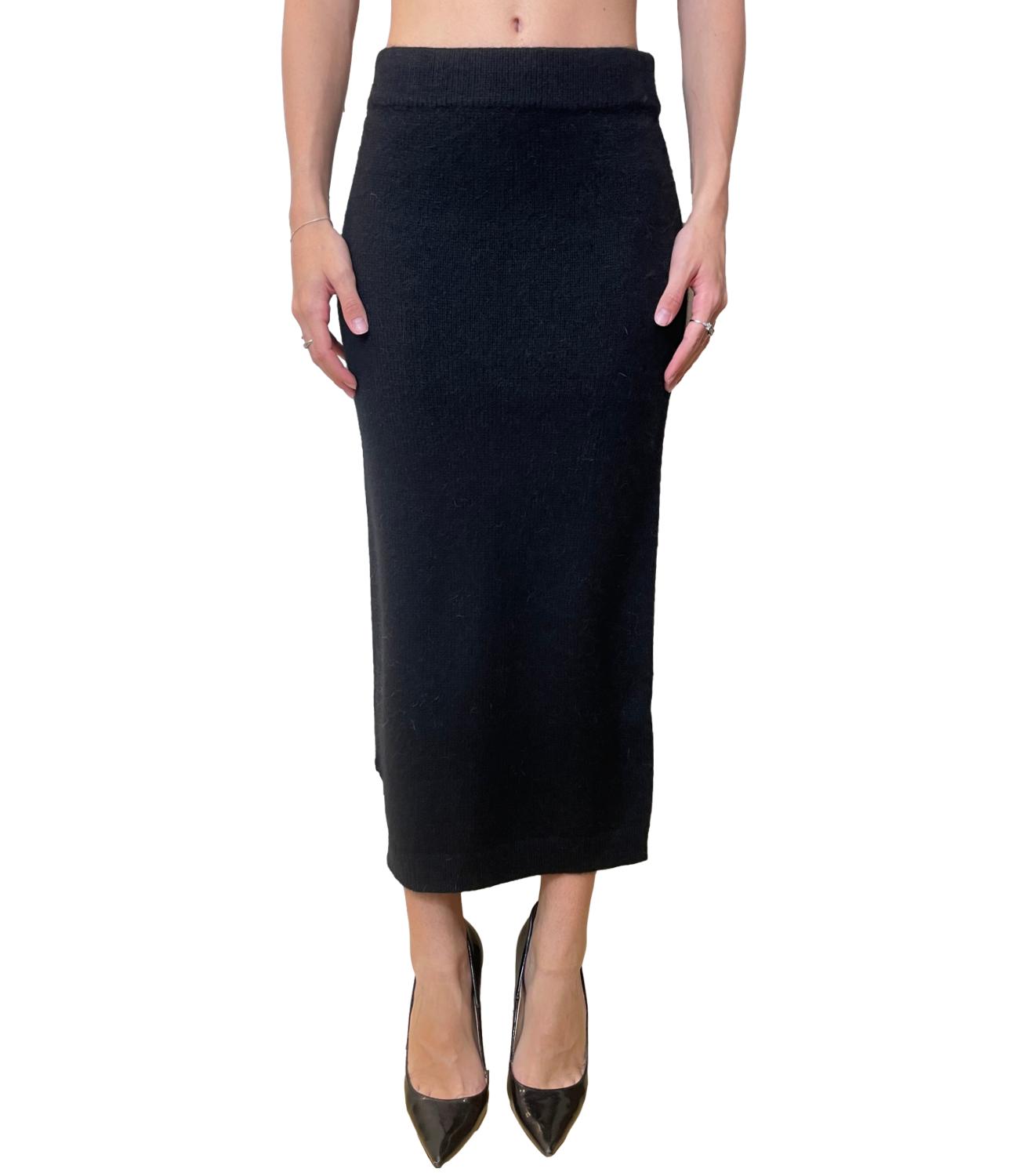 Twinset Gonna In Maglia Nero Donna