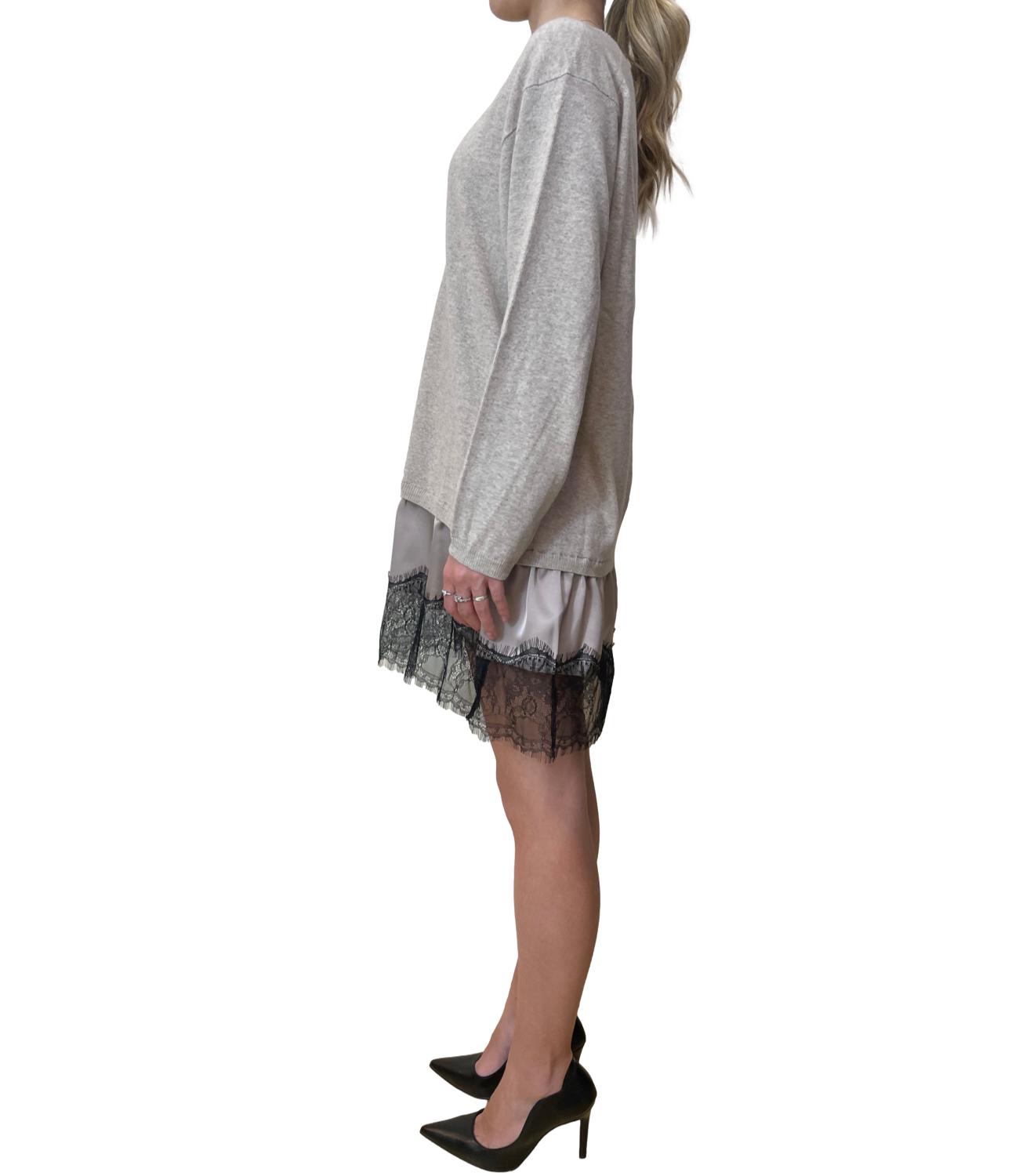 Motel Maglia Cut-out Nera Donna