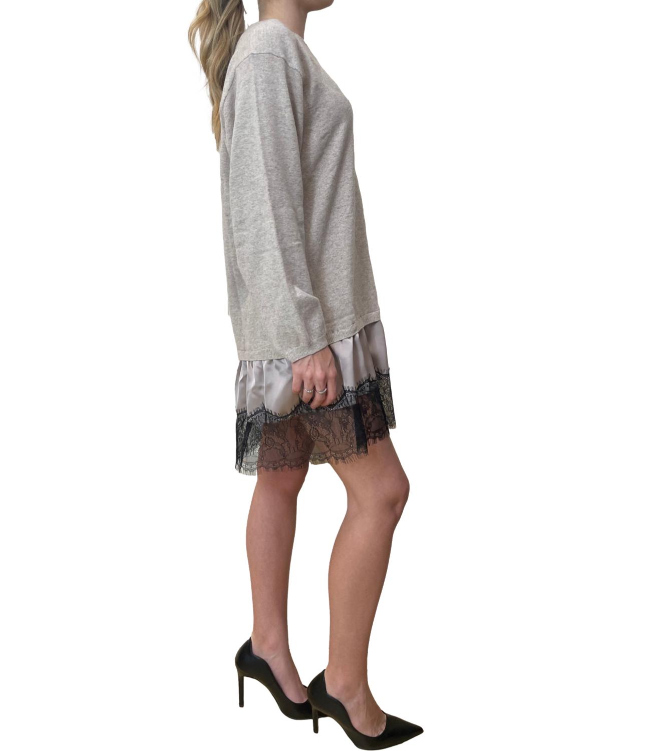 Motel Maglia Cut-out Nera Donna
