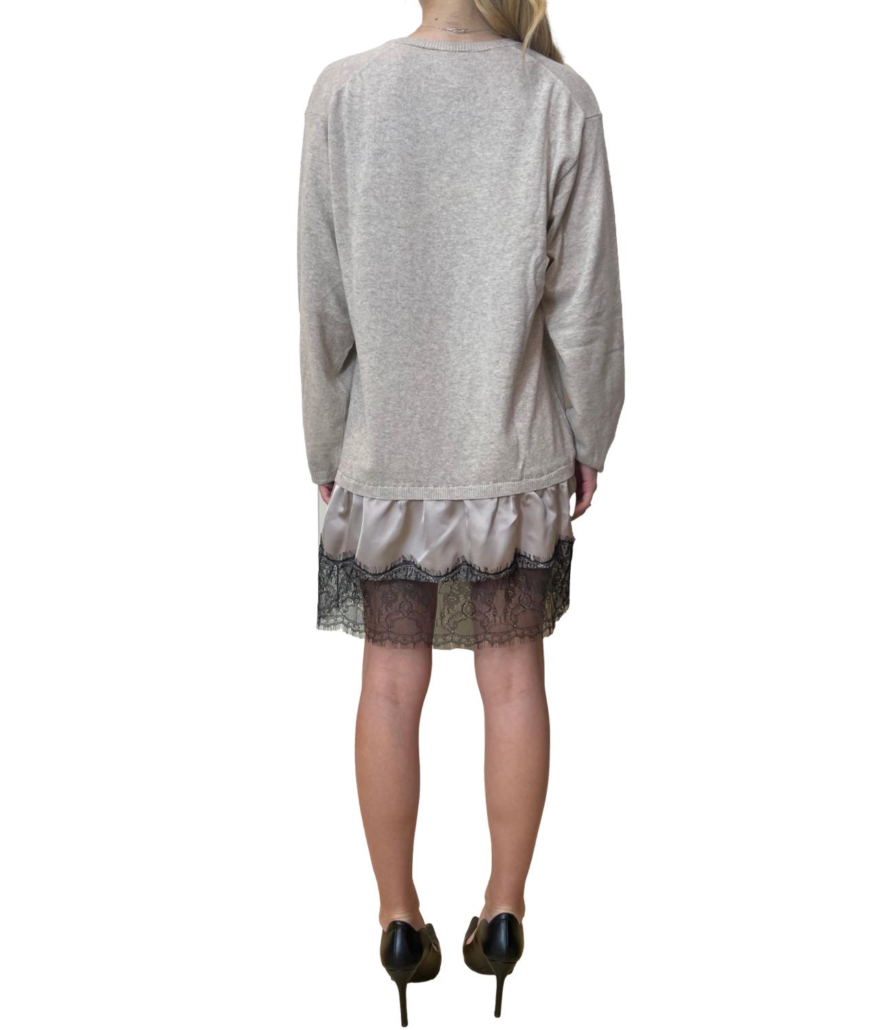 Motel Maglia Cut-out Nera Donna