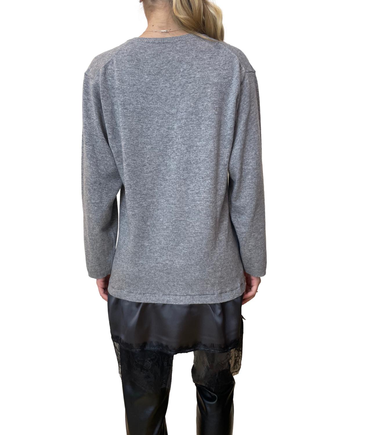 Motel Maglia Cut-out Nera Donna