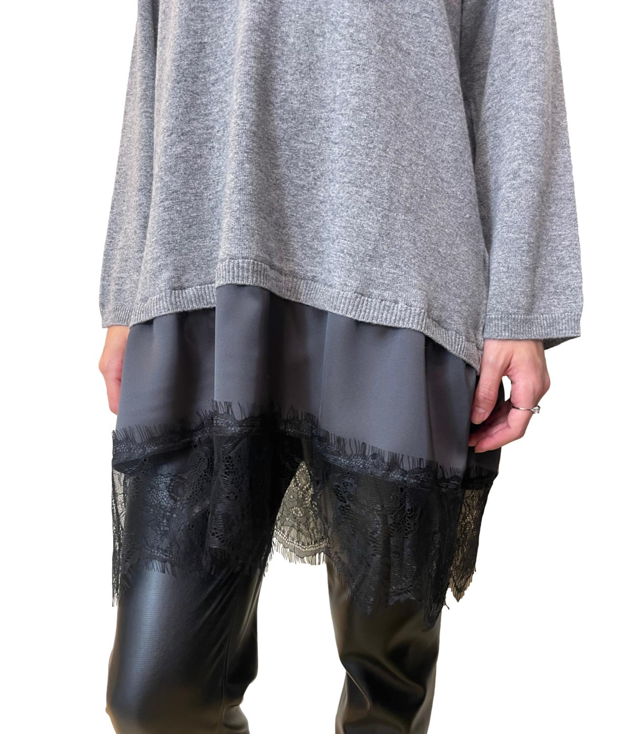 Motel Maglia Cut-out Nera Donna