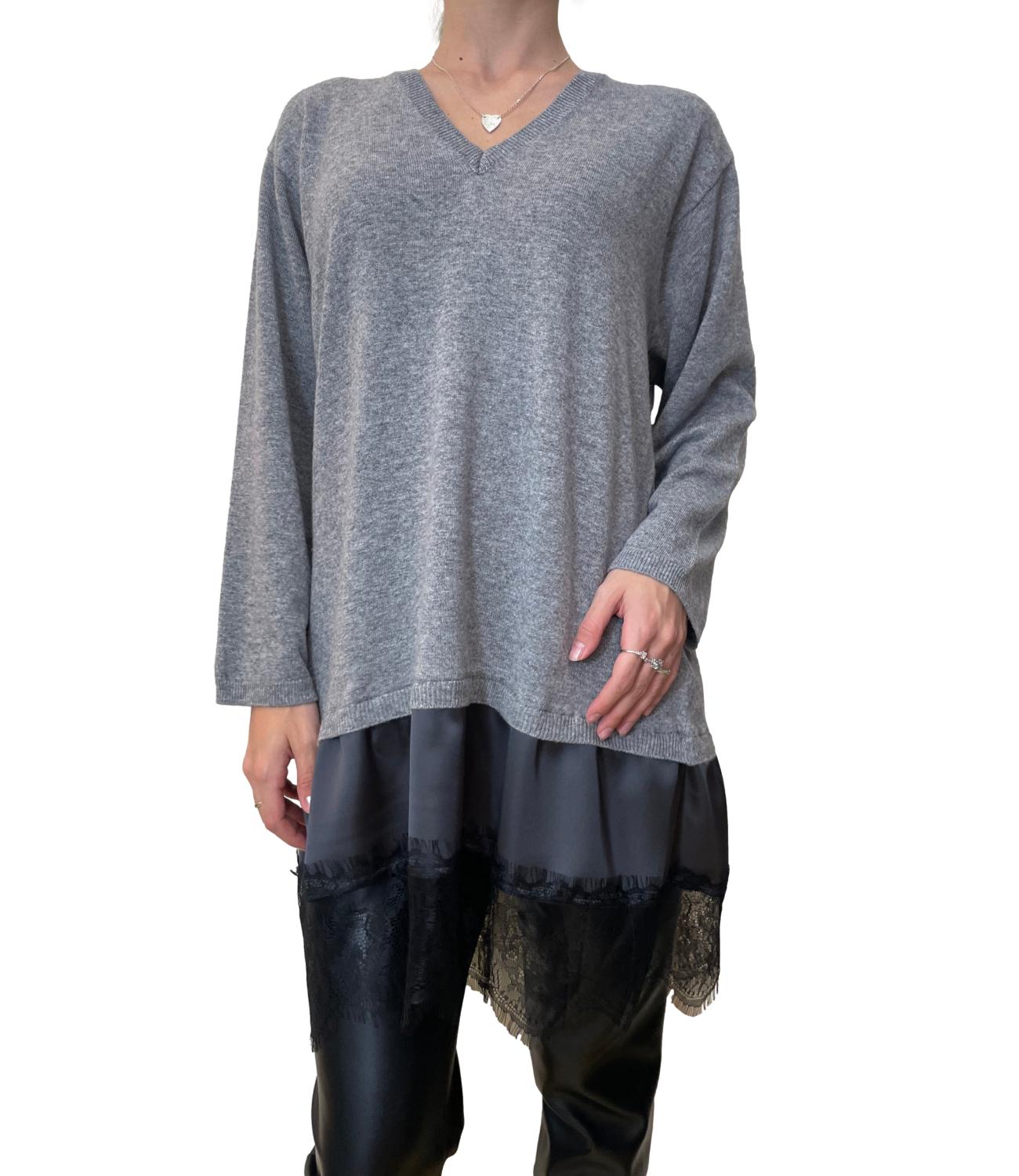 Motel Maglia Cut-out Nera Donna