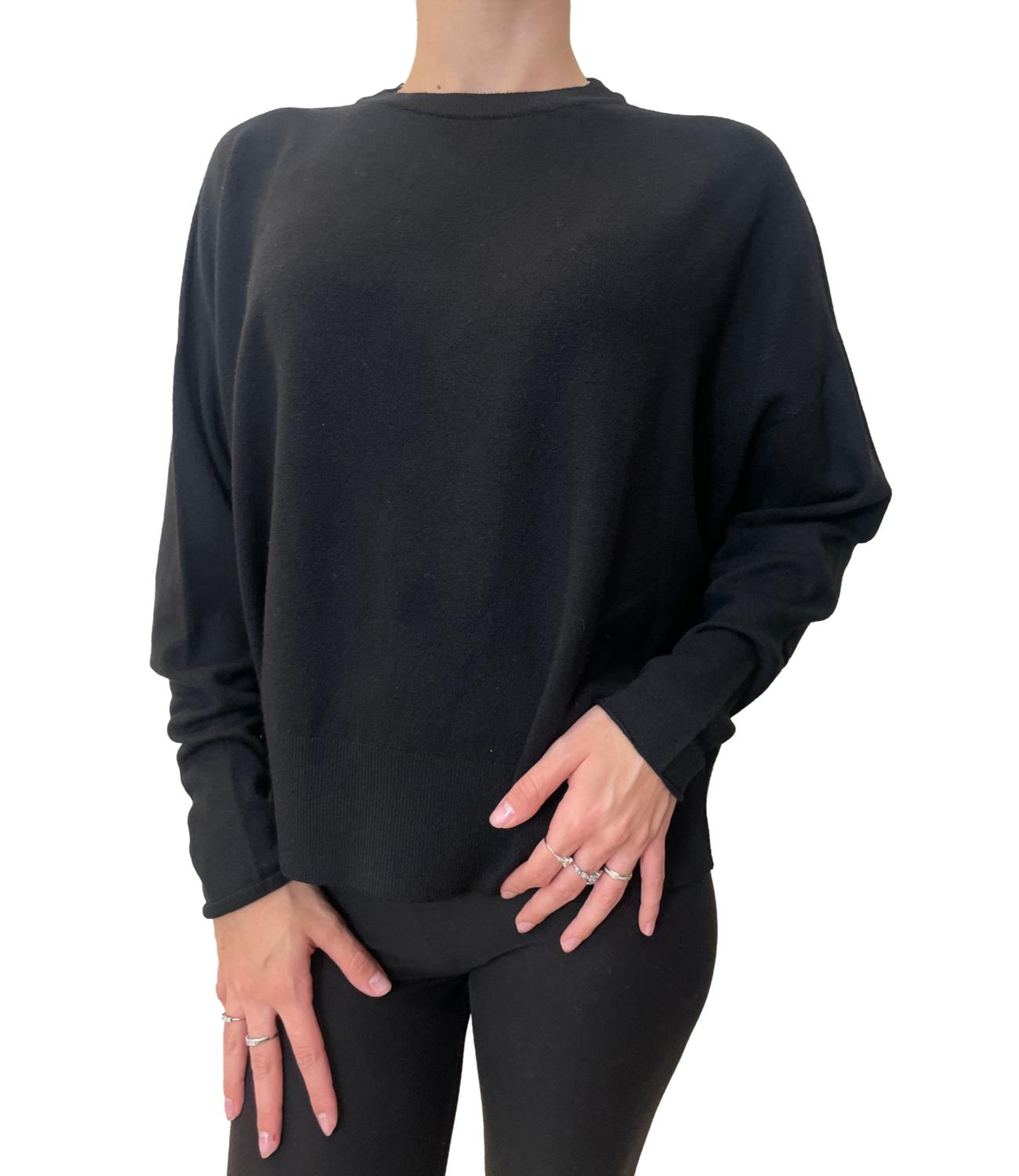 Motel Maglia Cut-out Nera Donna