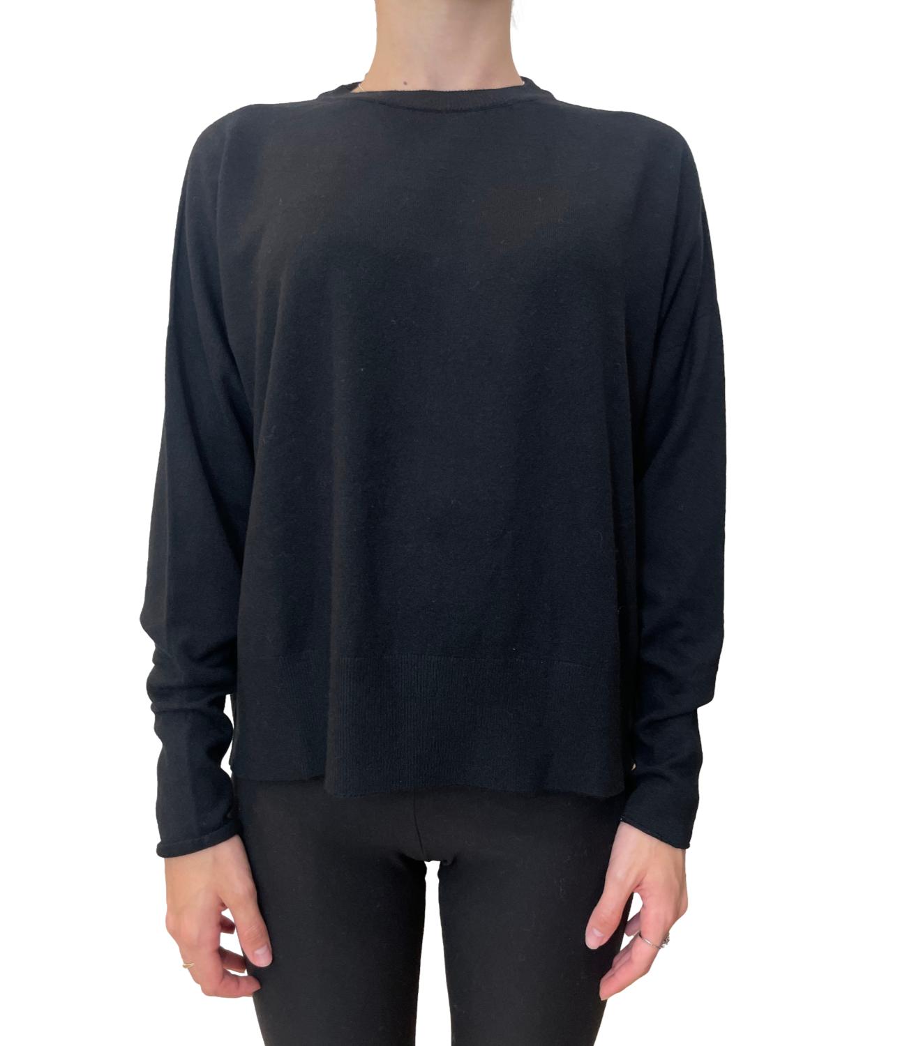 Motel Maglia Cut-out Nera Donna