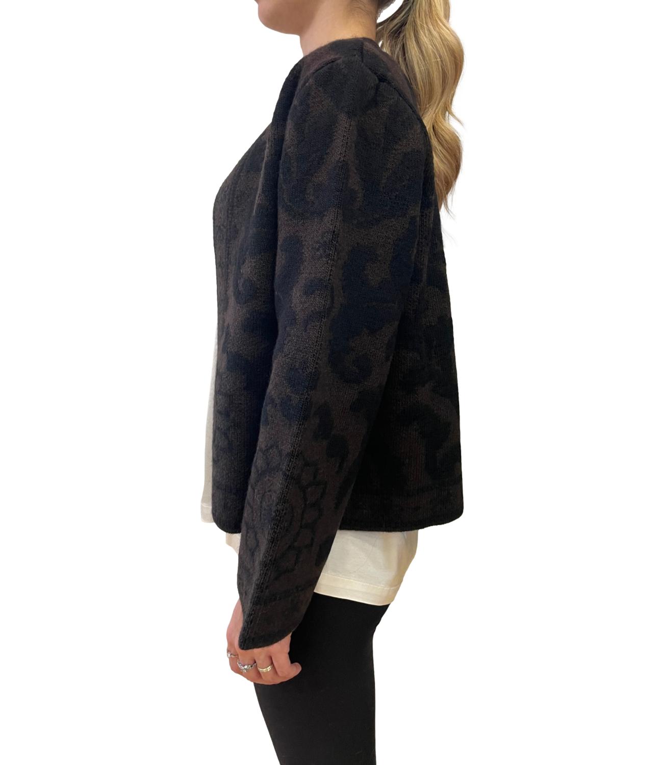 Motel Maglia Cut-out Nera Donna