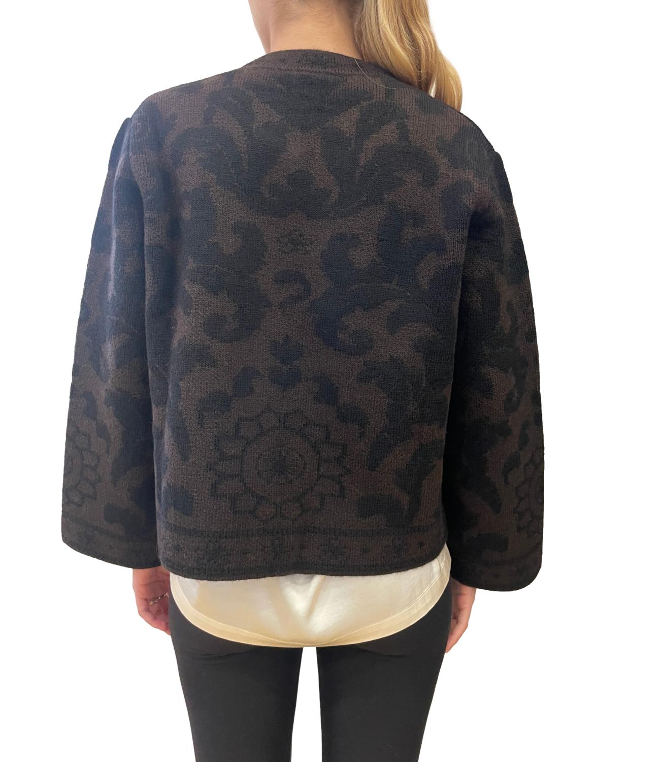 Motel Maglia Cut-out Nera Donna