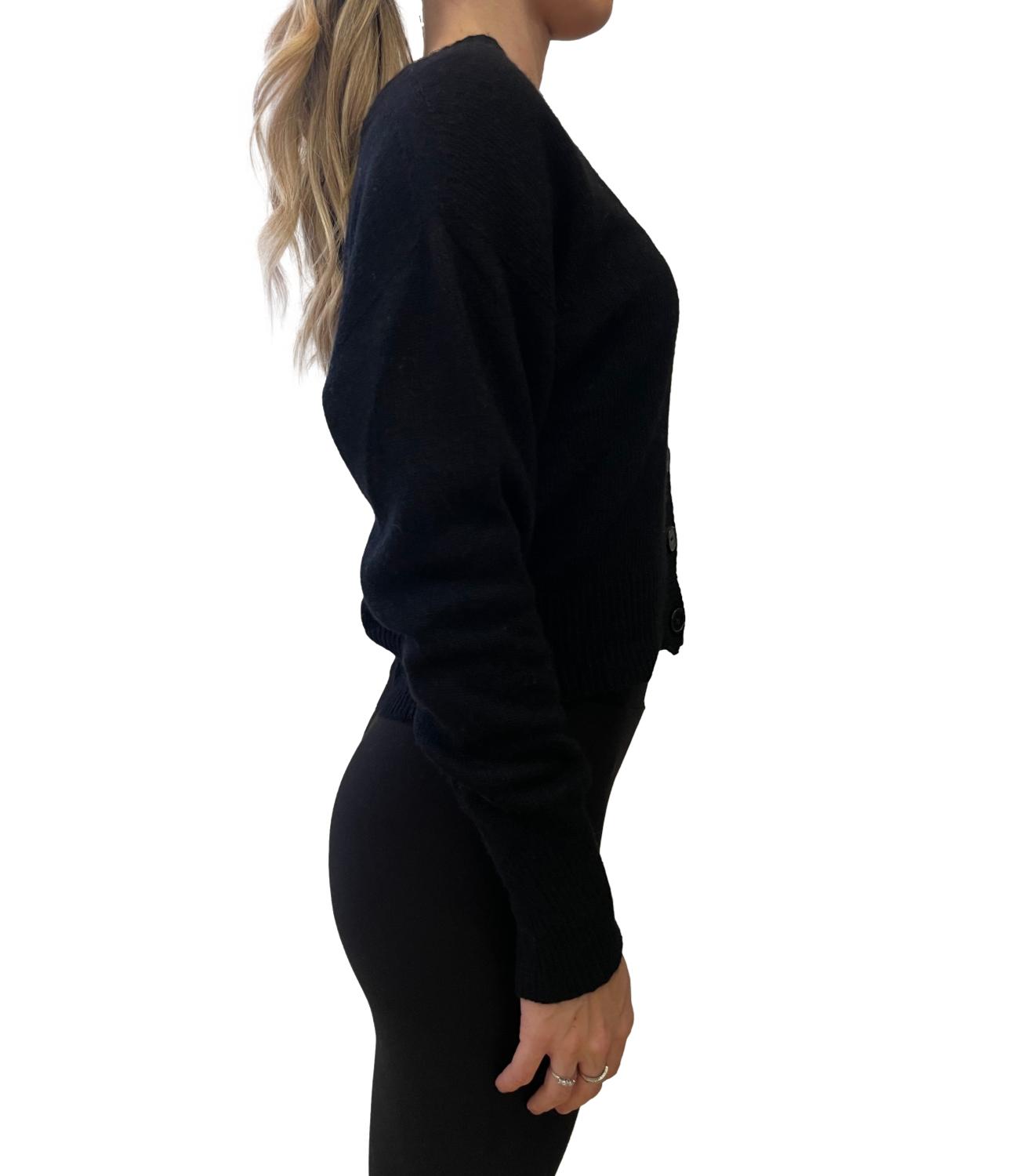 Motel Maglia Cut-out Nera Donna