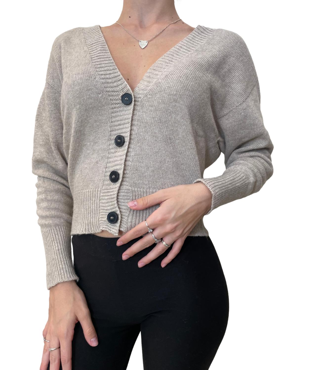 Motel Maglia Cut-out Nera Donna