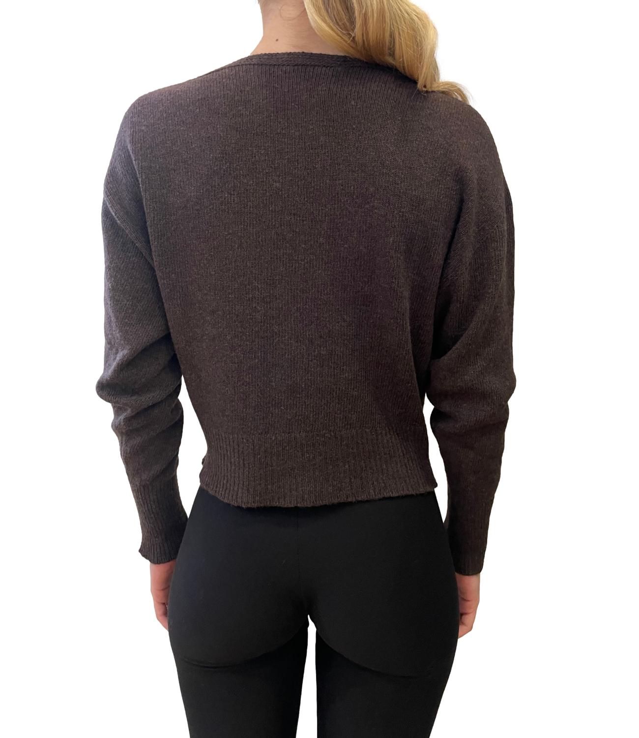 Motel Maglia Cut-out Nera Donna